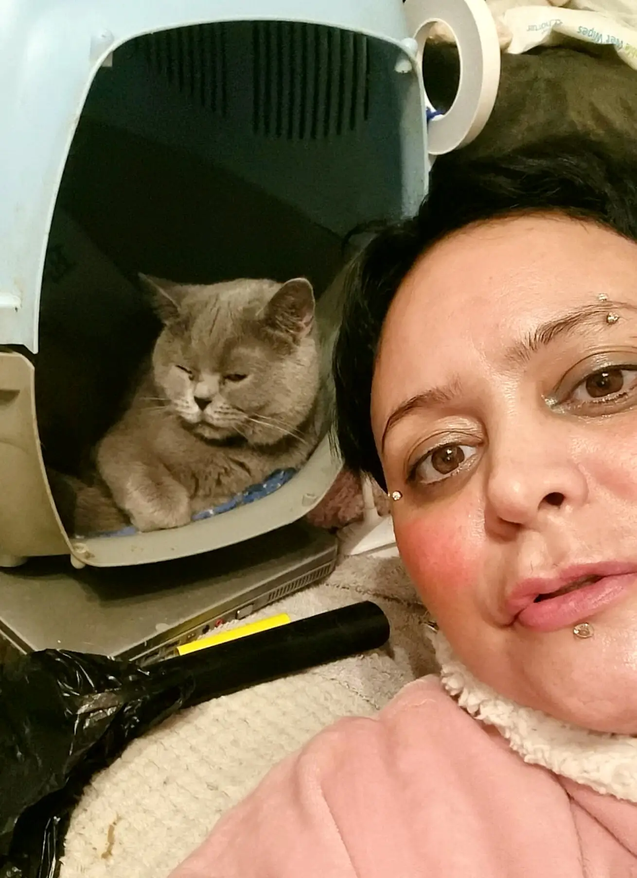 Yasemn Kaptan has been skipping meals to feed her cats.