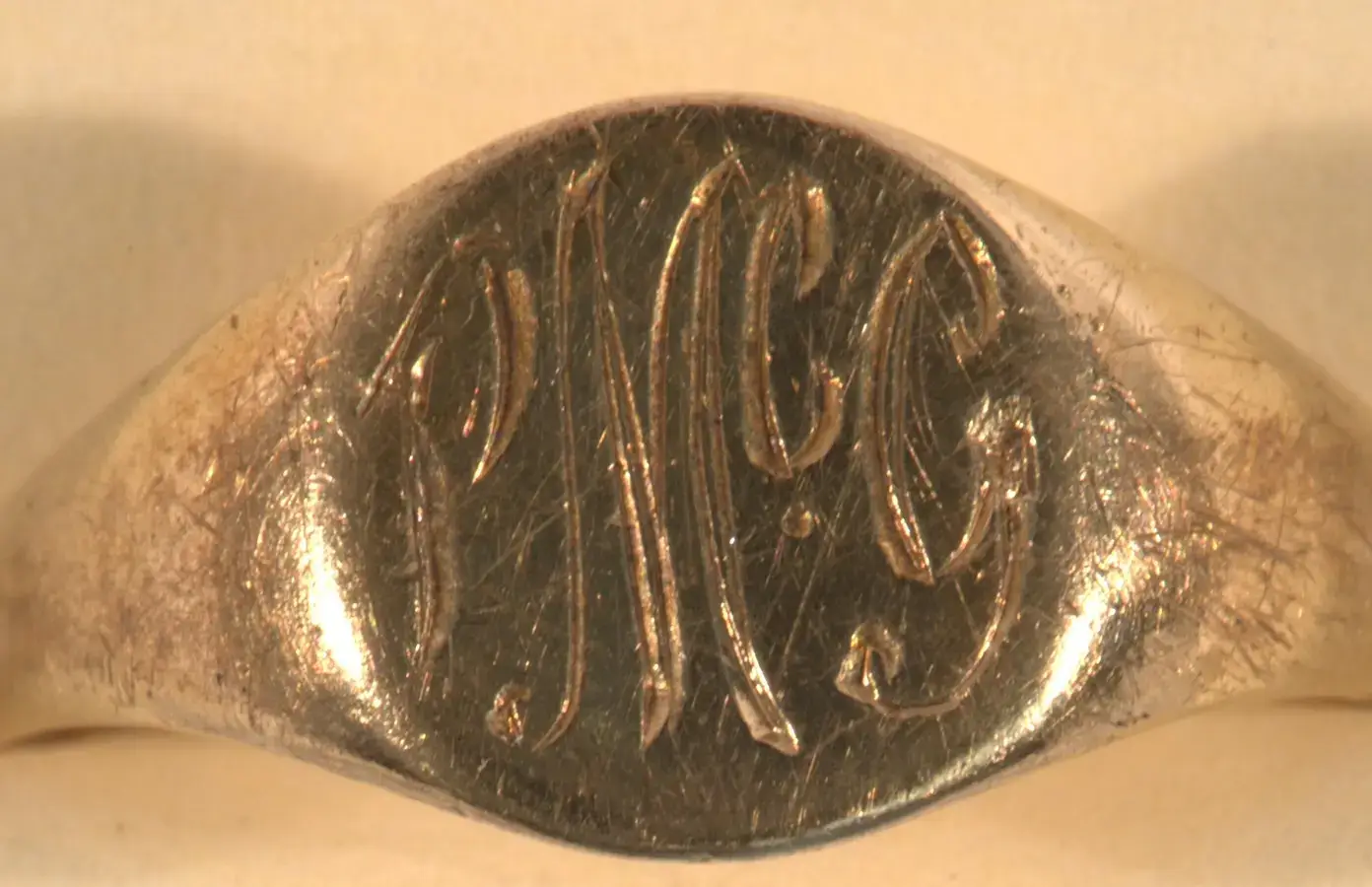 Patricia McGlone's ID matches the initials on a signet ring found next to her remains (NYPD)
