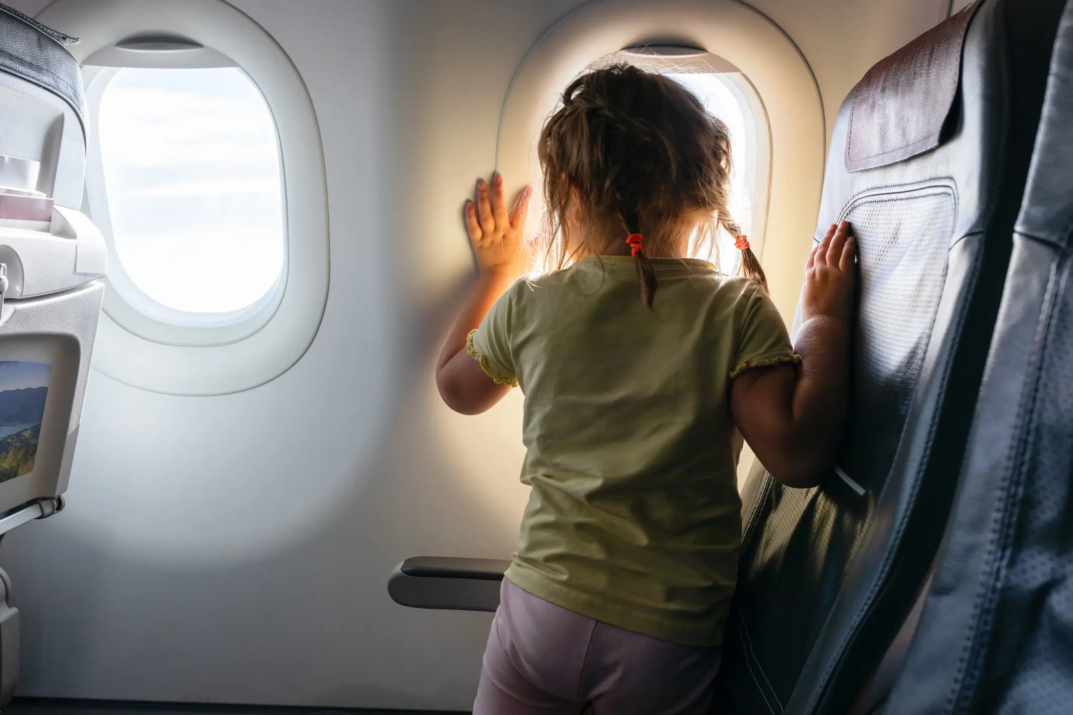 The flight was forced to turn back after a child refused to sit down and put their seatbelt on (Getty Stock)