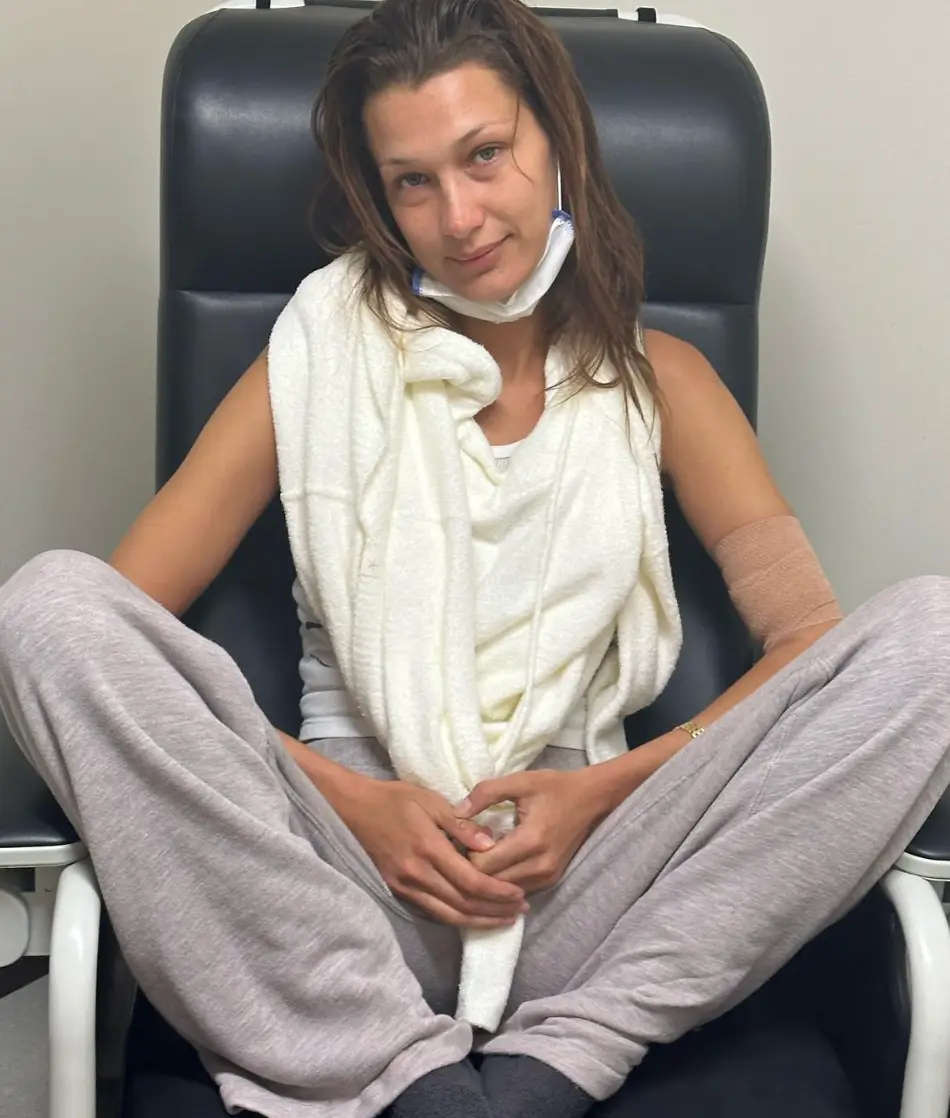 Hadid opened up about the affect the disease has had on her mental health too.