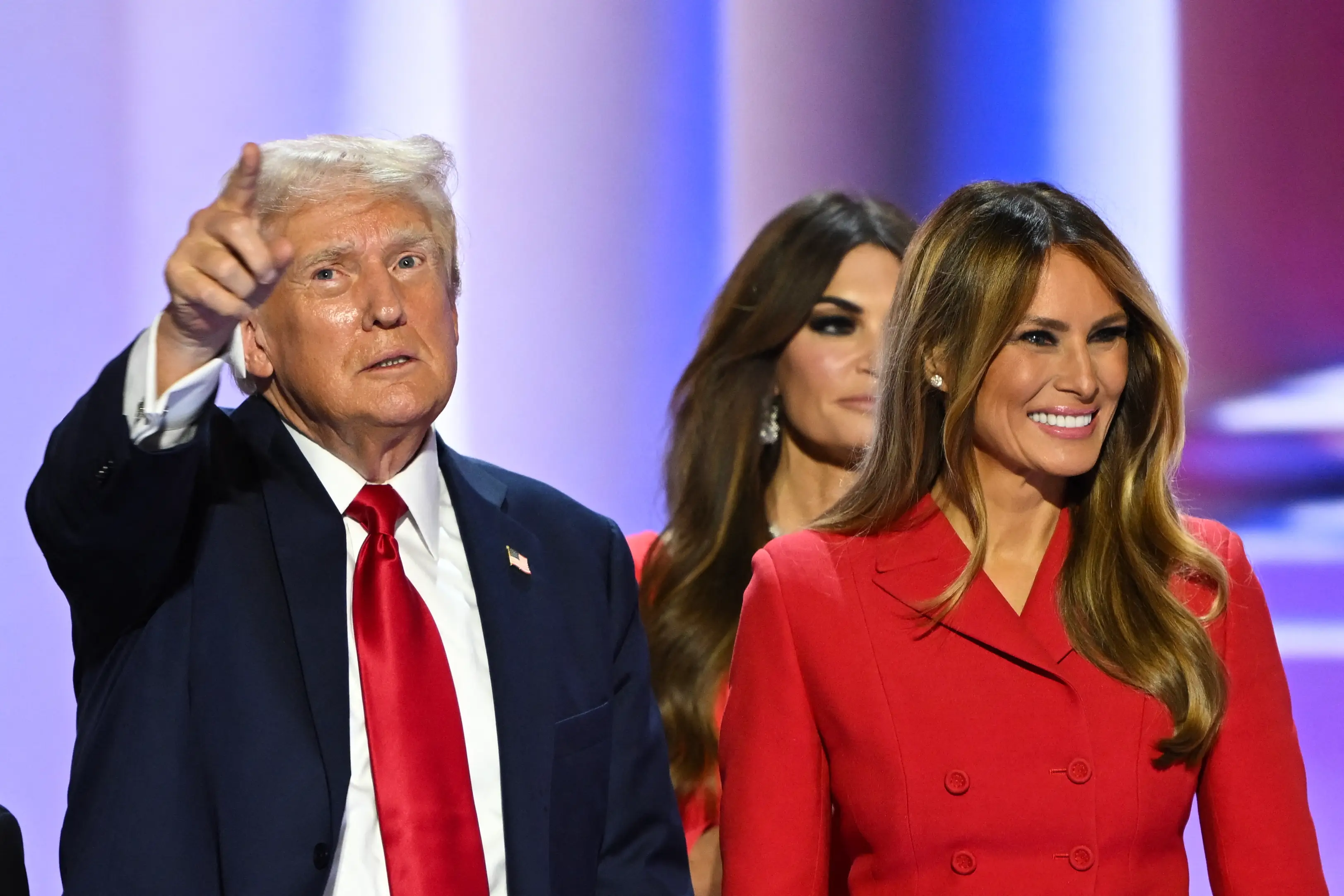 Melania became the US' first lady for the second time last week (ANDREW CABALLERO-REYNOLDS/AFP via Getty Images)