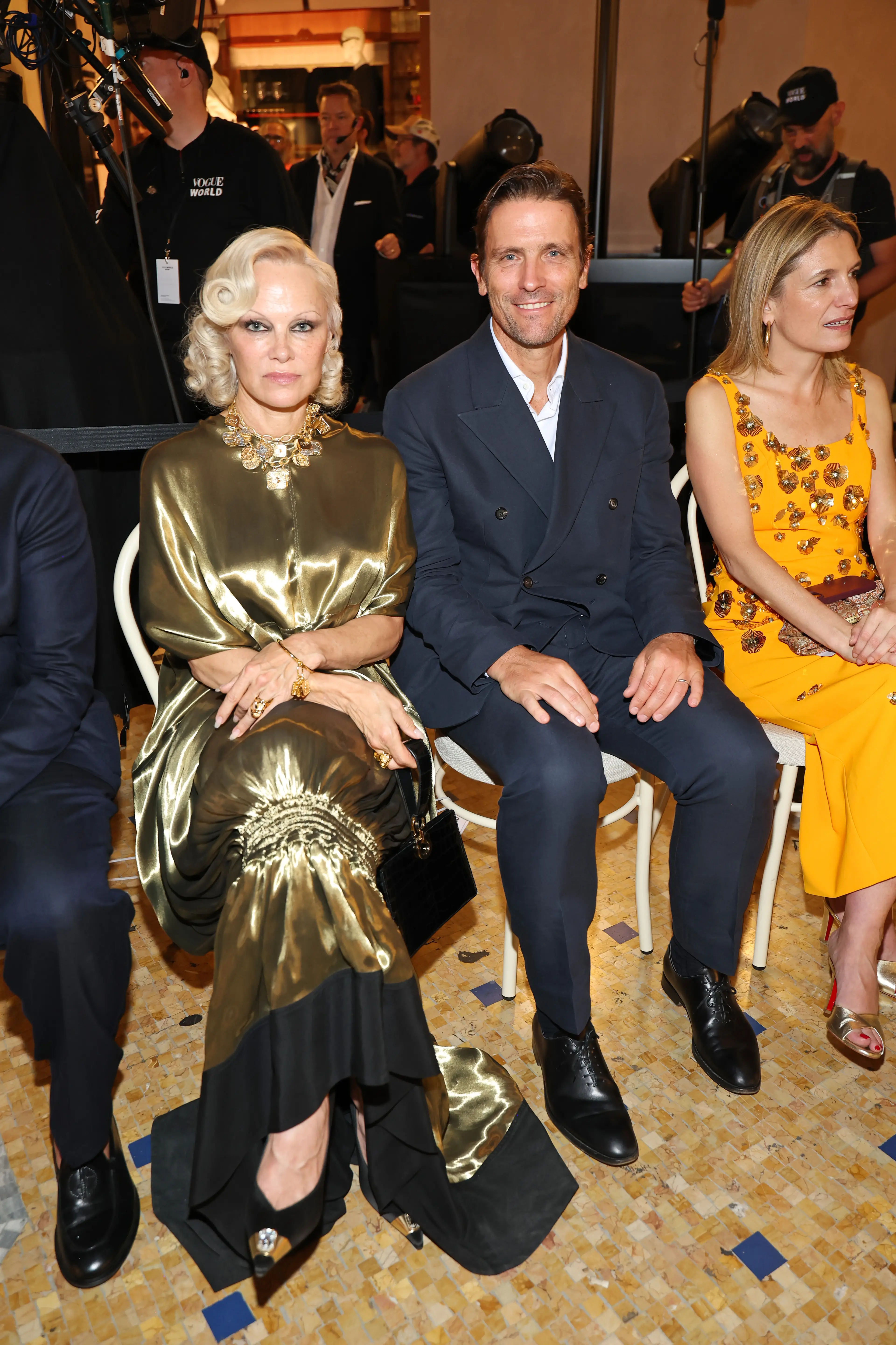 Anderson opted for a smokey-eye look (Daniele Venturelli/Getty Images for Vogue)
