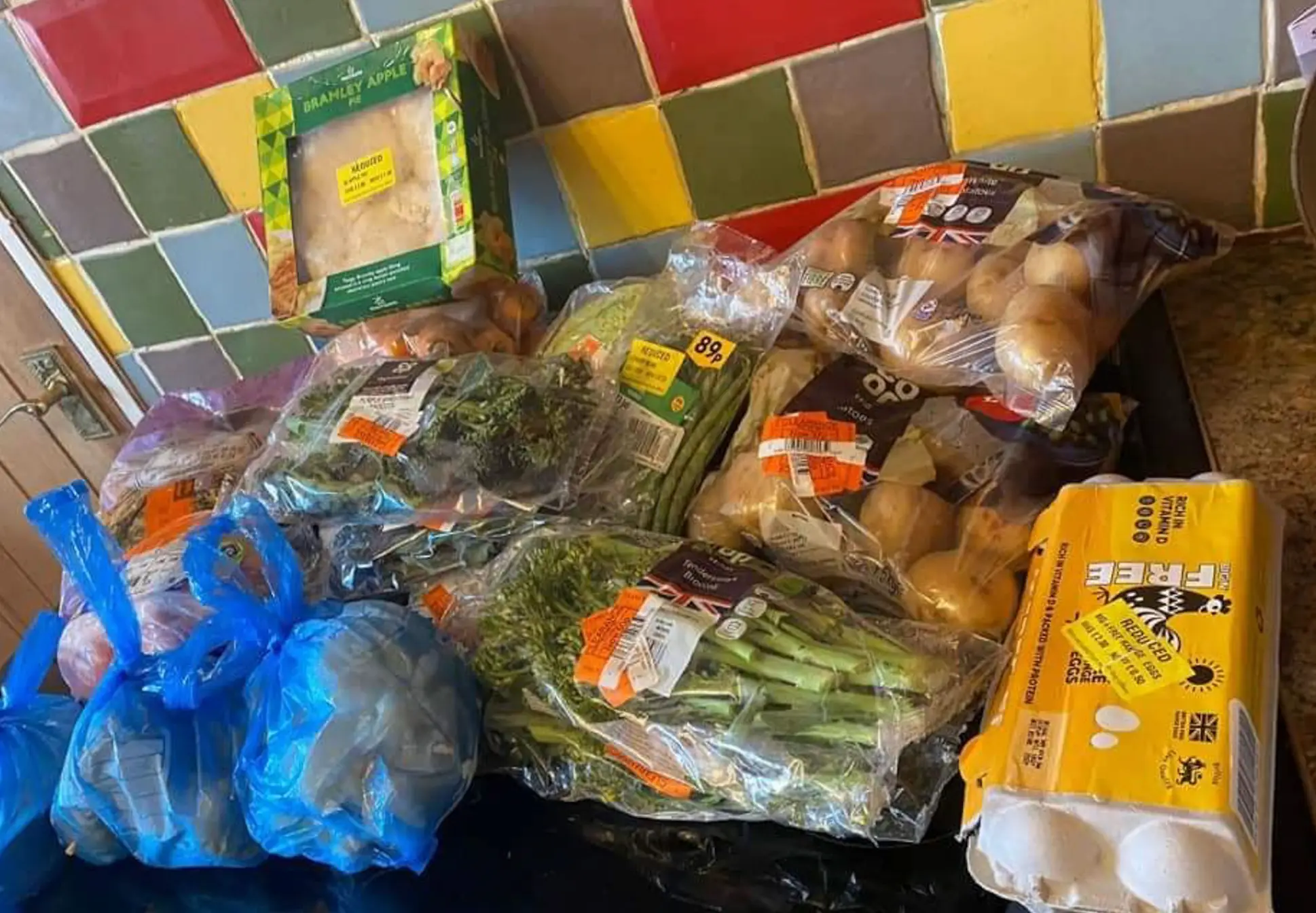 She has five freezers.