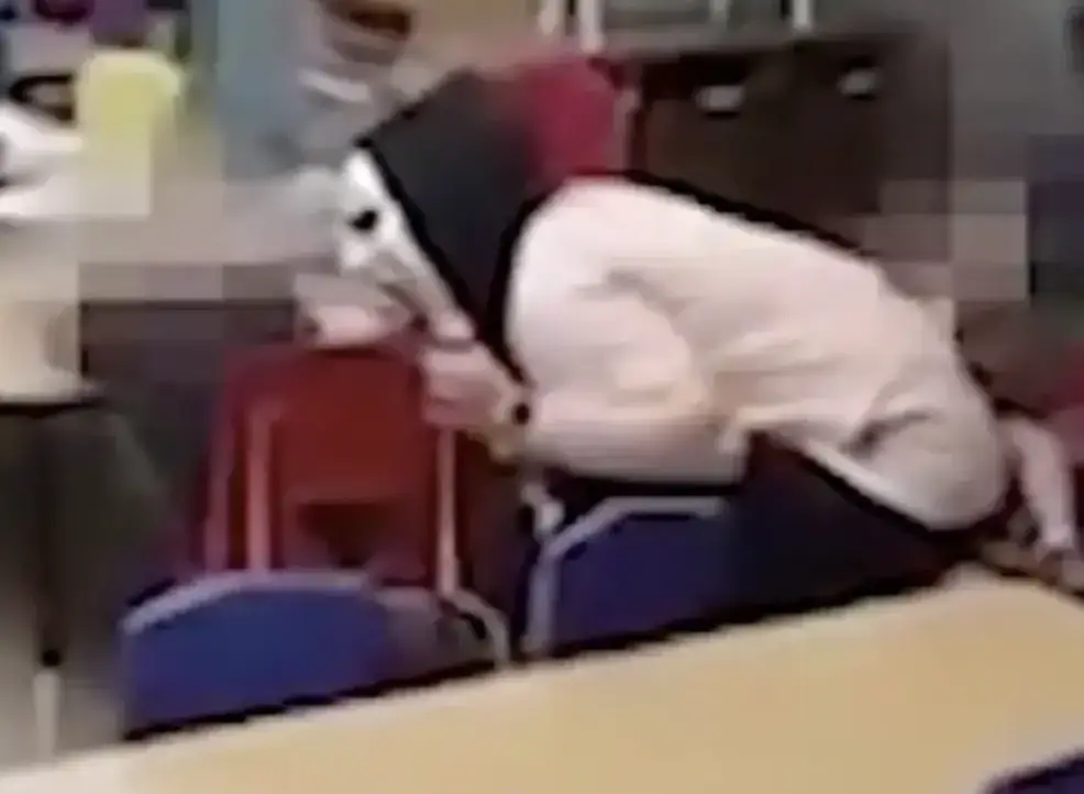 Johnson claimed the children were traumatised after the incident.