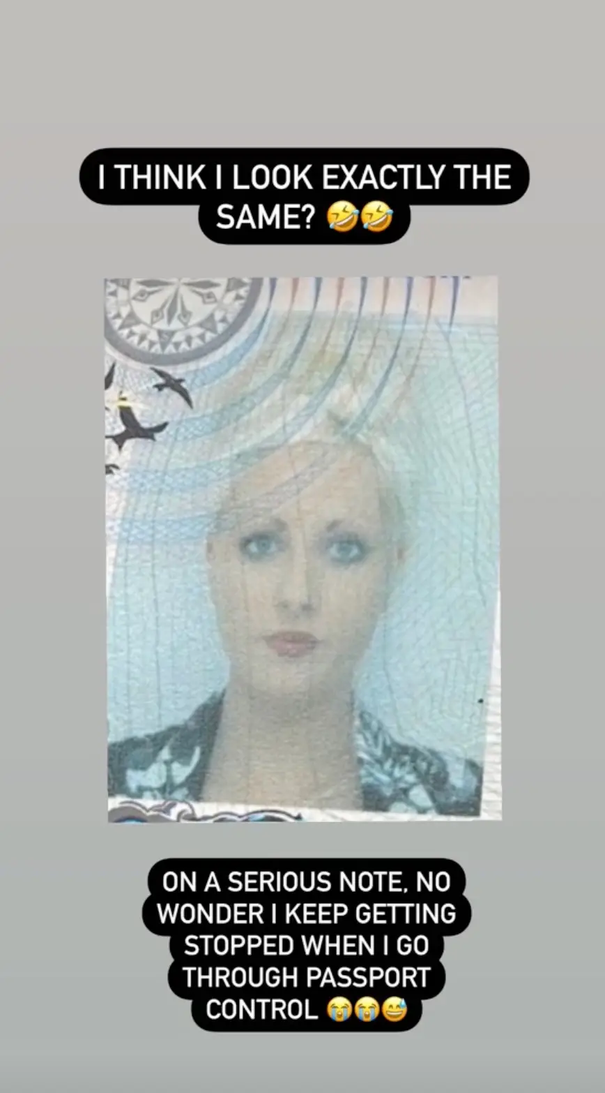 Security told Joanne her previous passport photo looked 'nothing like' her.