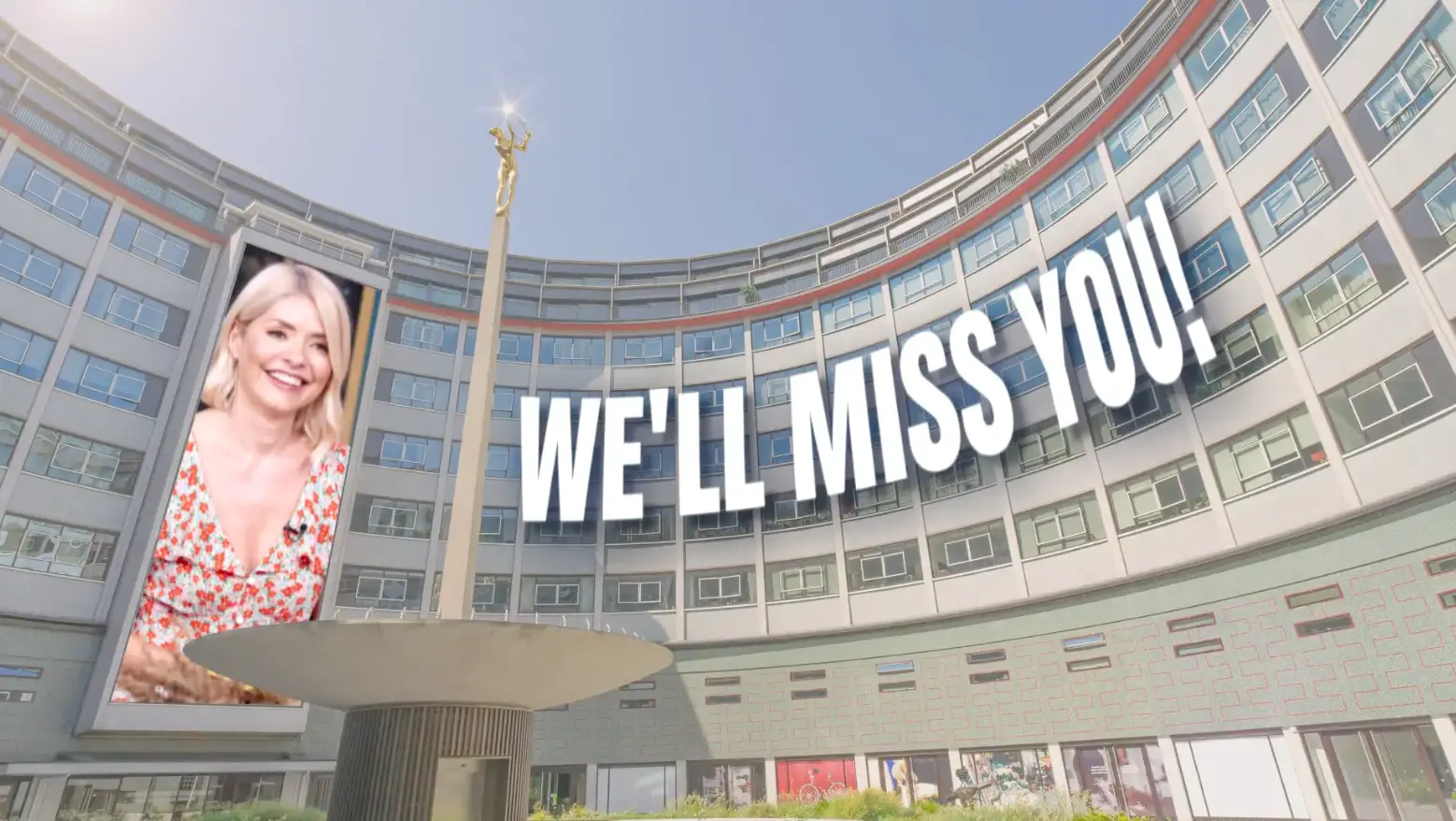 Holly had presented the show for 14 years.