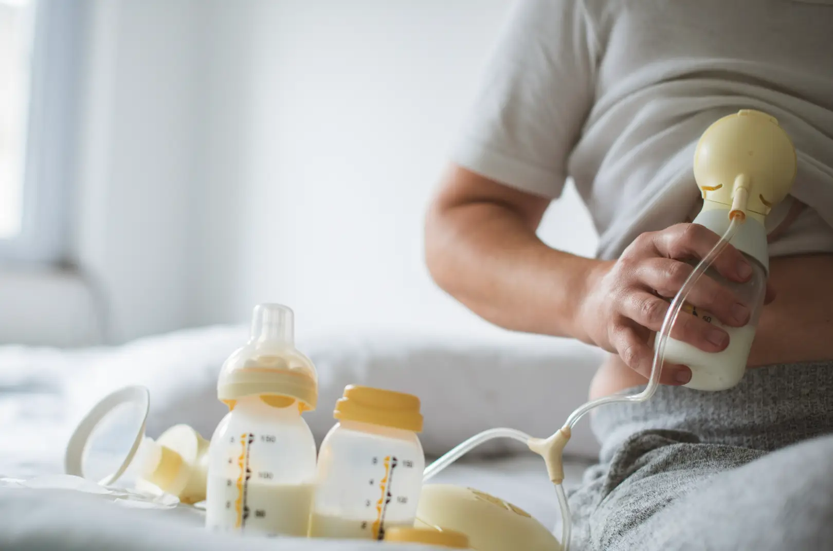 You may want to think twice before trying your partner's breast milk (Getty Stock Image)