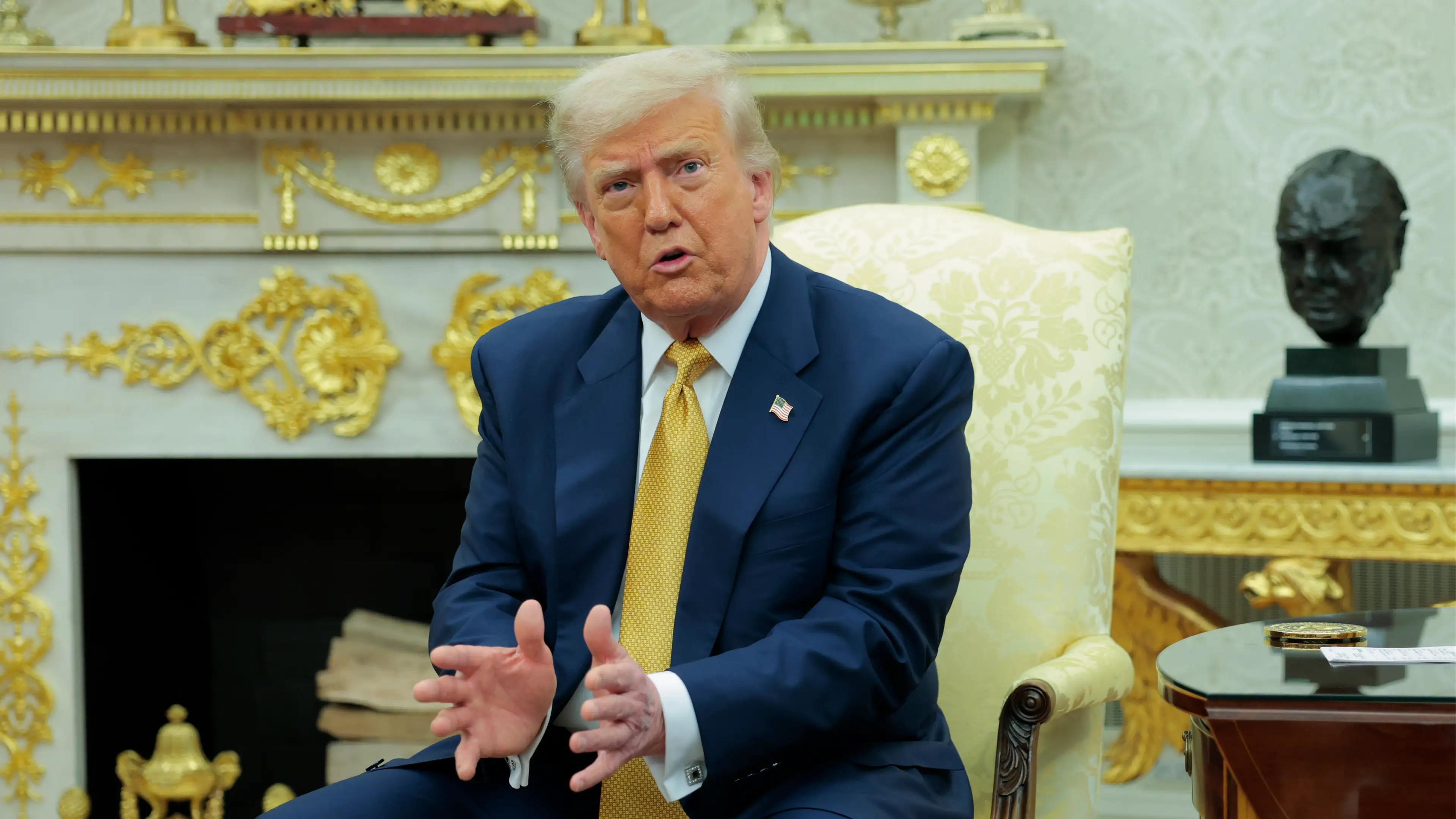 Video of Donald Trump aggressively telling reporter off for how he spoke to him sparks outrage