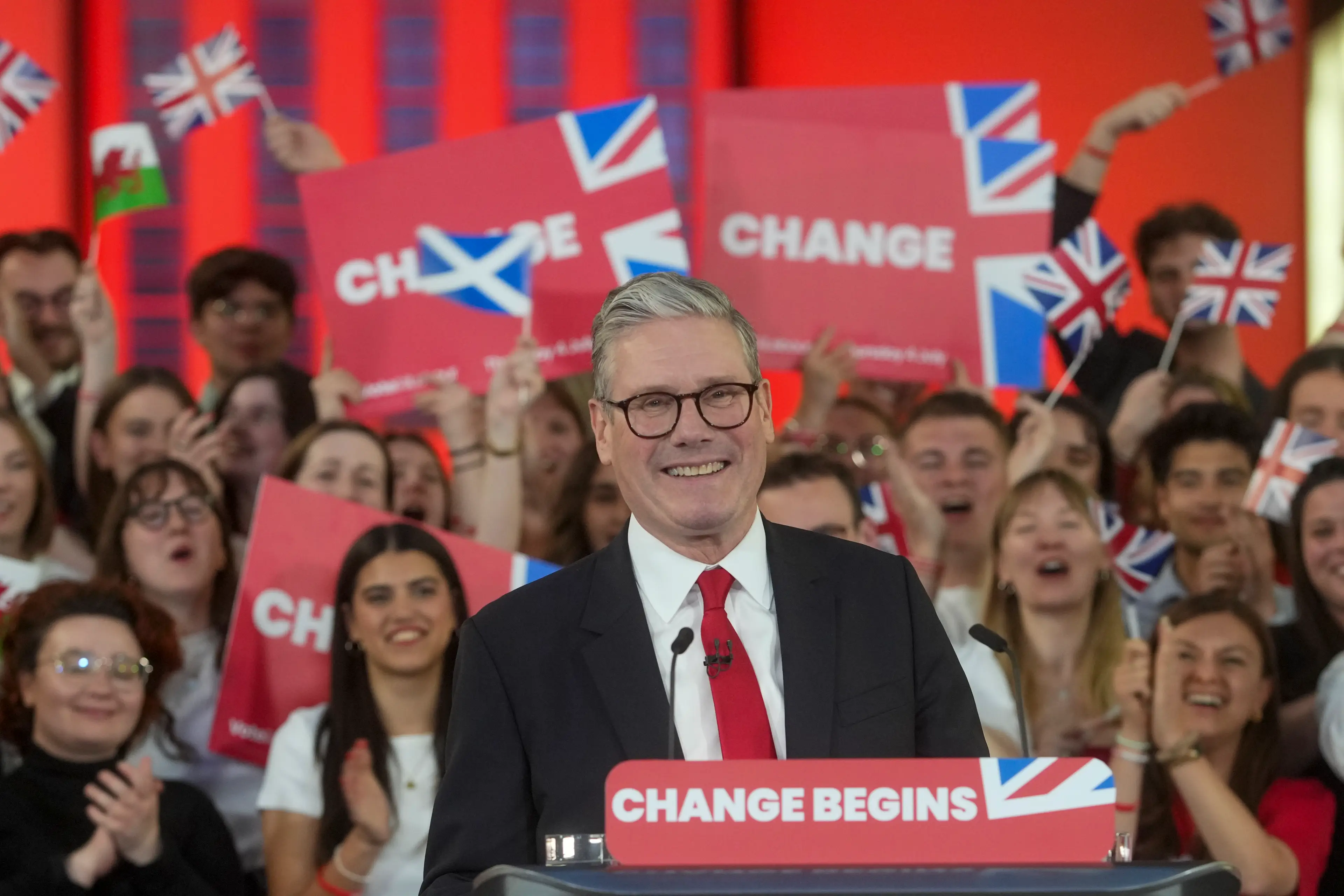 Keir Starmer becomes new prime minister (Jeff Moore/PA Wire)