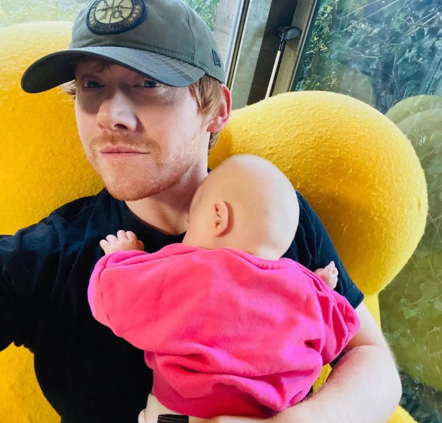 Rupert Grint and his daughter Wednesday (Instagram/@rupertgrint)