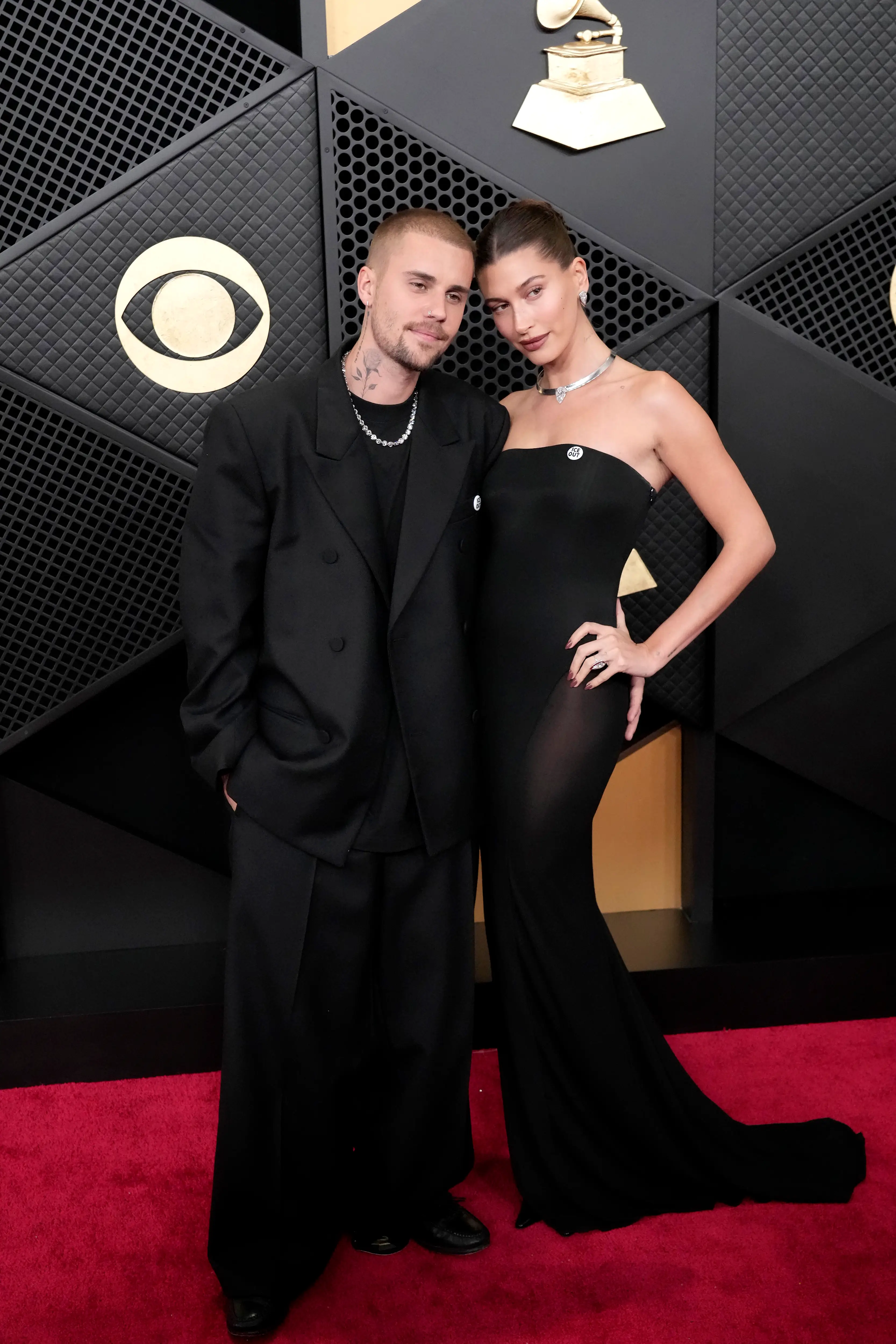 Justin Bieber fans think they've worked out a hidden meaning behind his Grammys outfit (John Shearer/Getty Images for The Recording Academy)