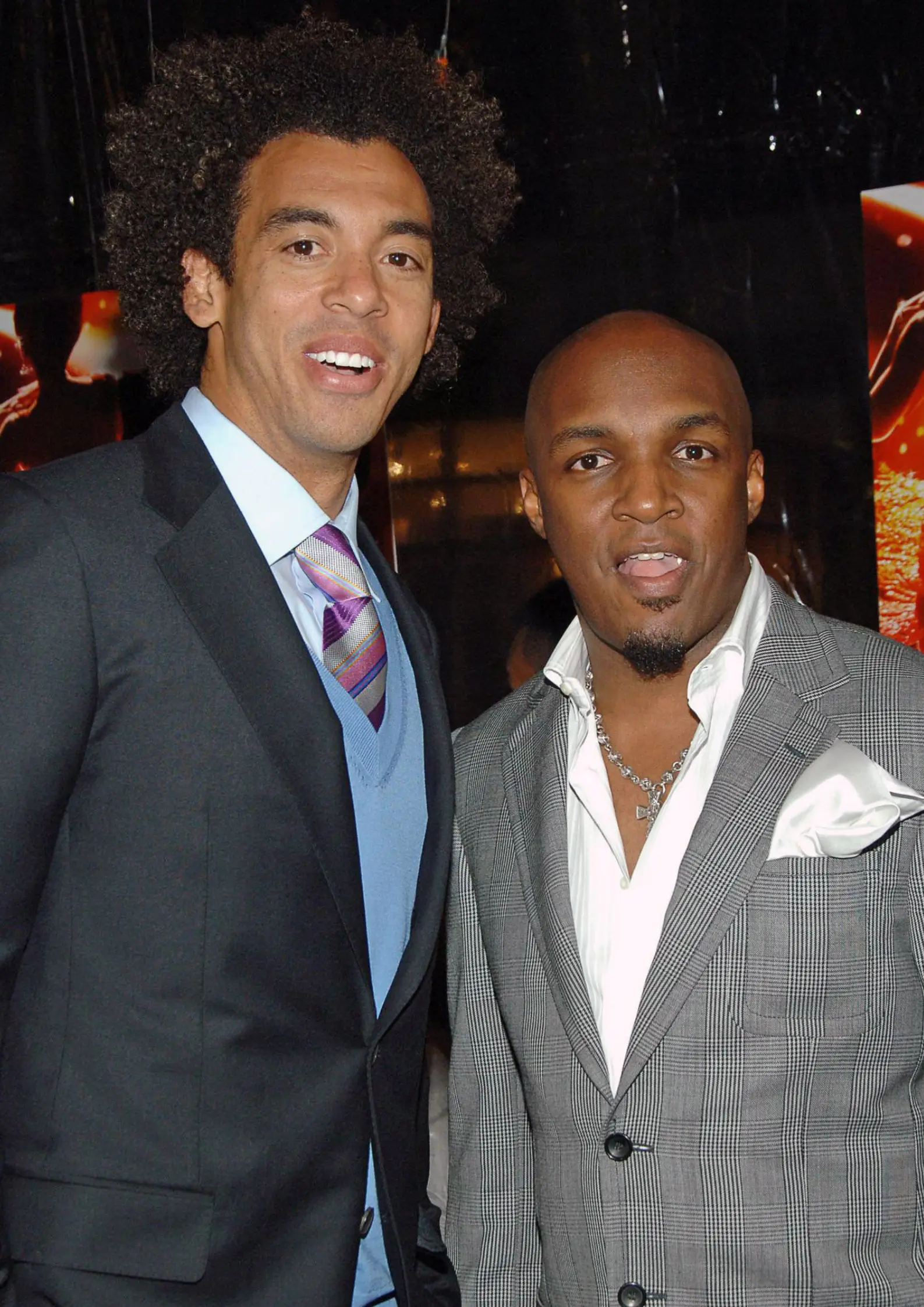 Kim was first married to Damon Thomas (right). (