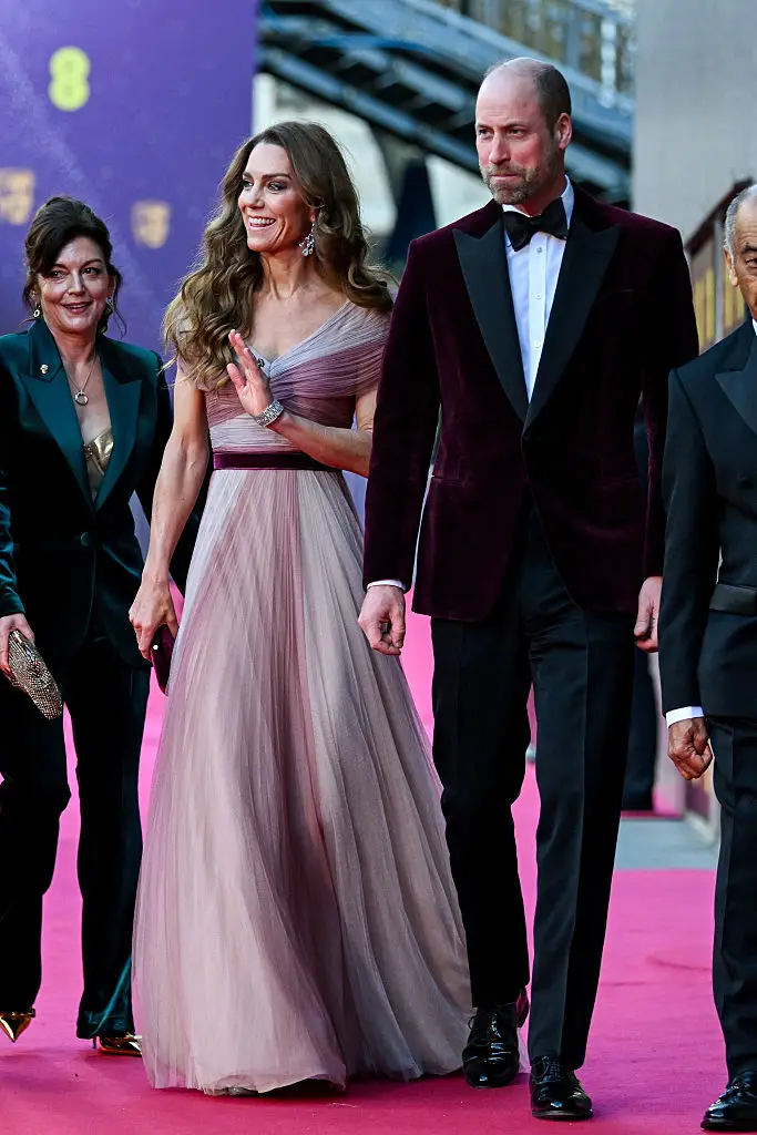 Kate donned a pink Gucci gown for the special occasion (WPA Pool / Pool / Getty Images)