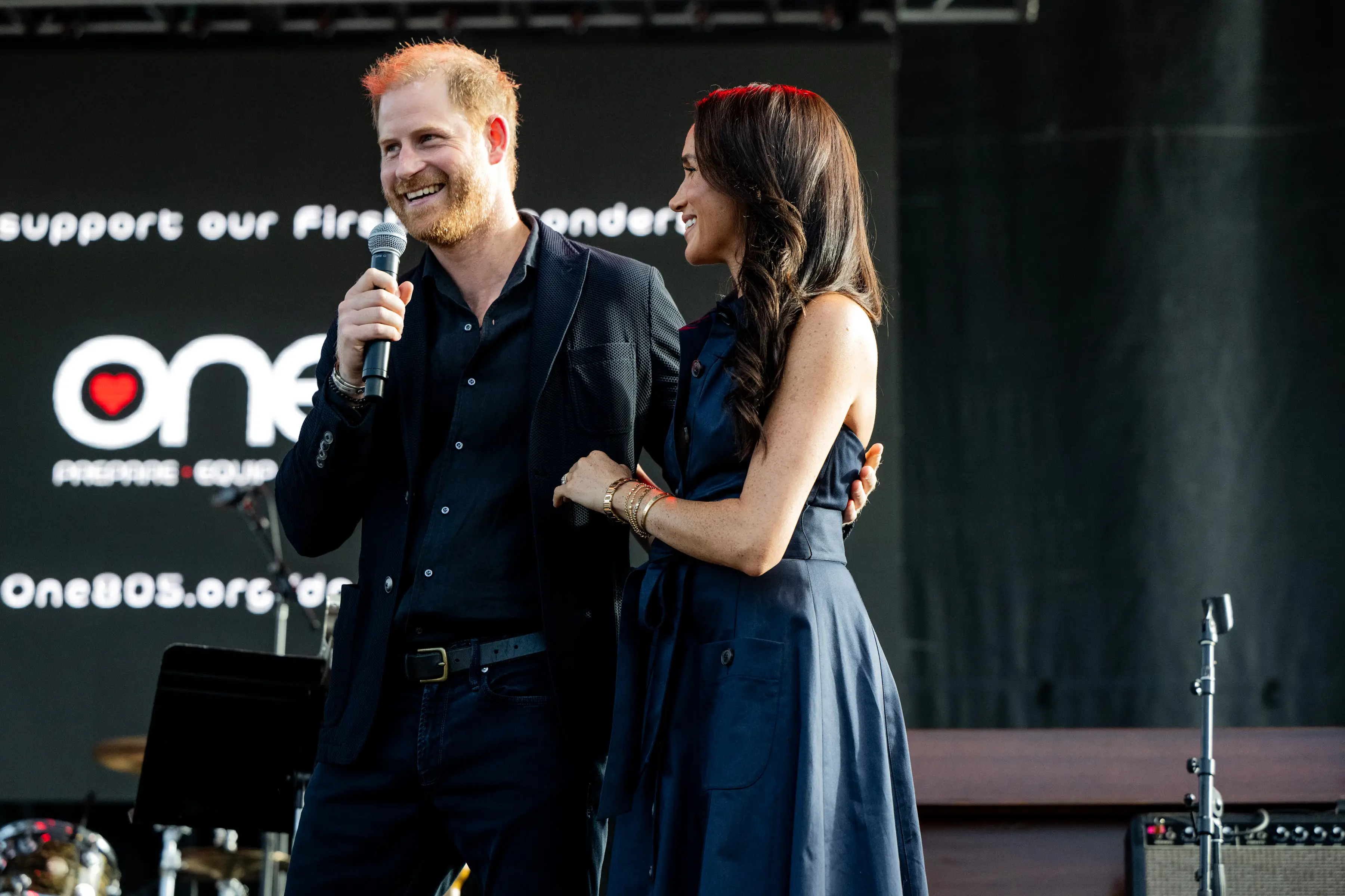 Meghan Markle and Prince Harry made an appearance at the One805Live! concert on Saturday (20 September (Scott Dudelson/Getty Images for ABA)