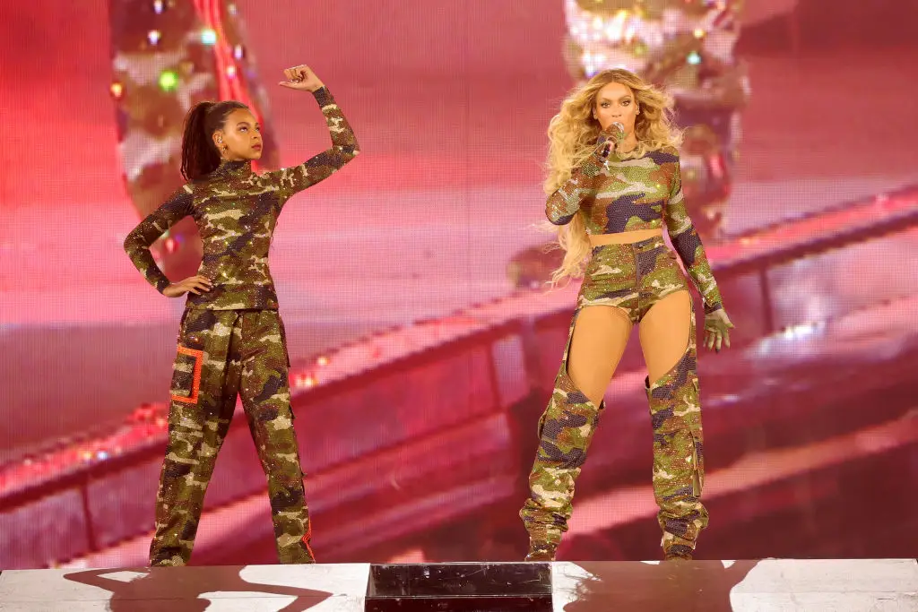 Bey is no stranger to performing with Blue Ivy (Kevin Mazur/WireImage for Parkwood)
