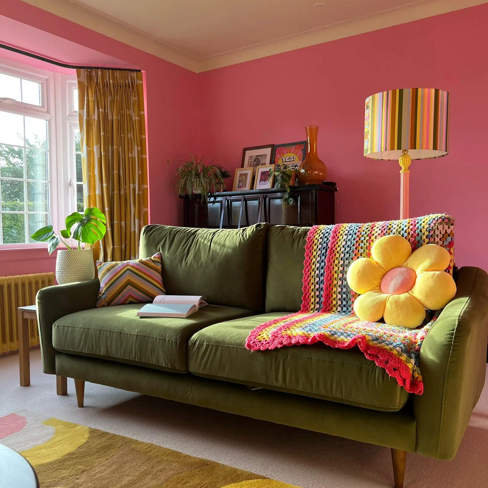 Heather said her home always feels cheerful.