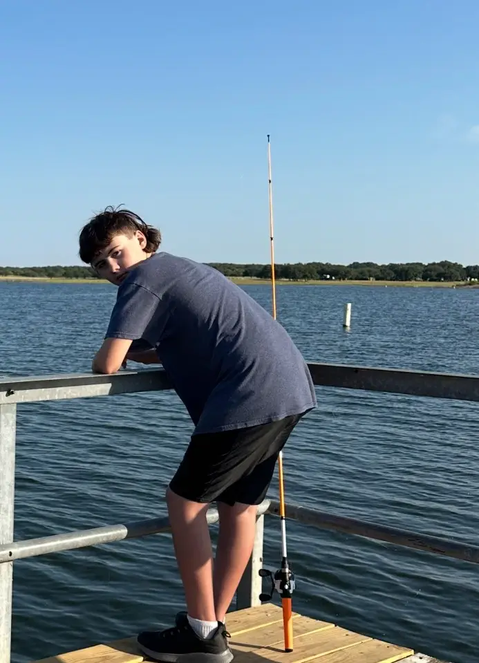 Caden Ballard, 12, suffered 'severe burns' across 11 per cent of his body (GoFundMe)