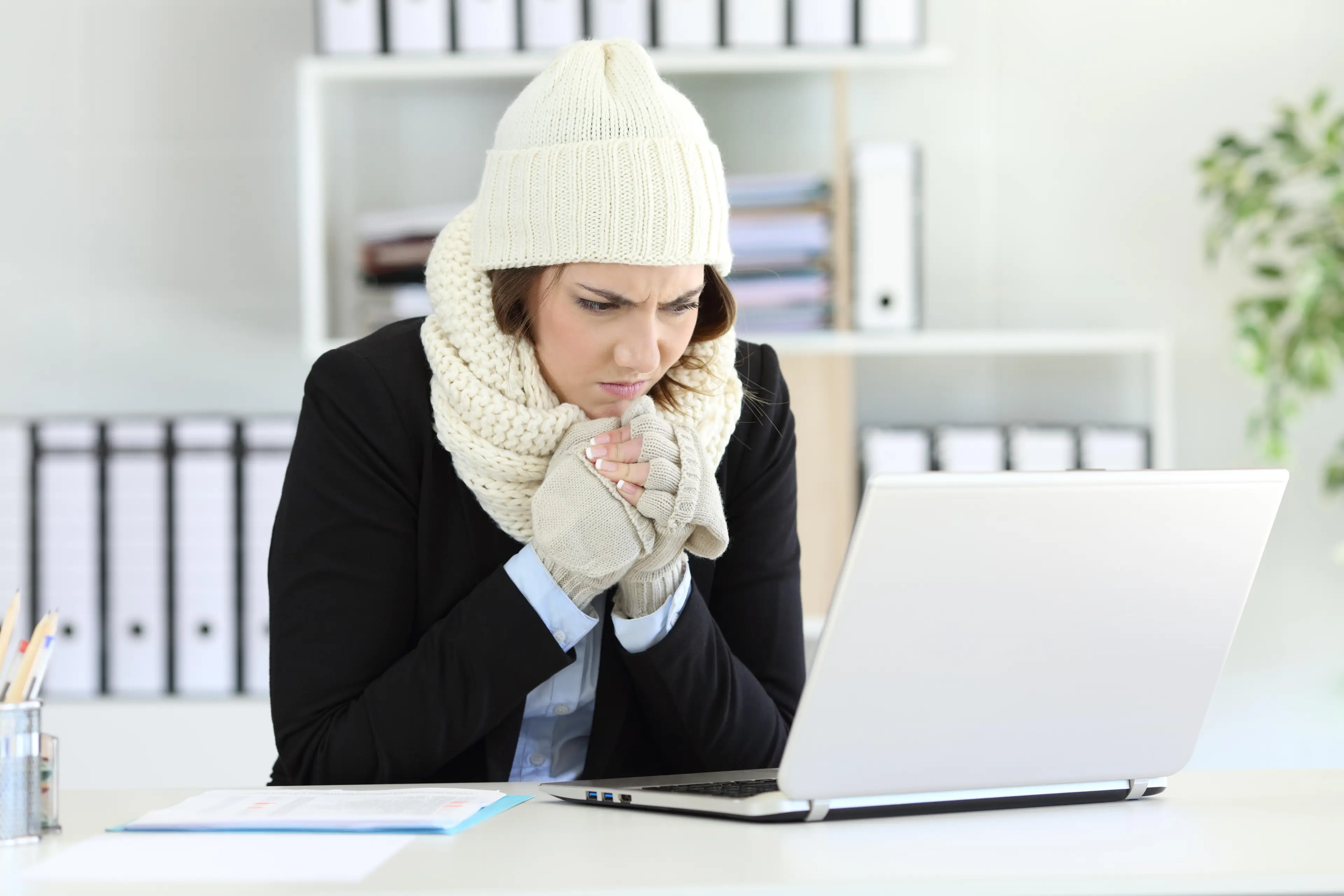 How cold is too cold for the office?