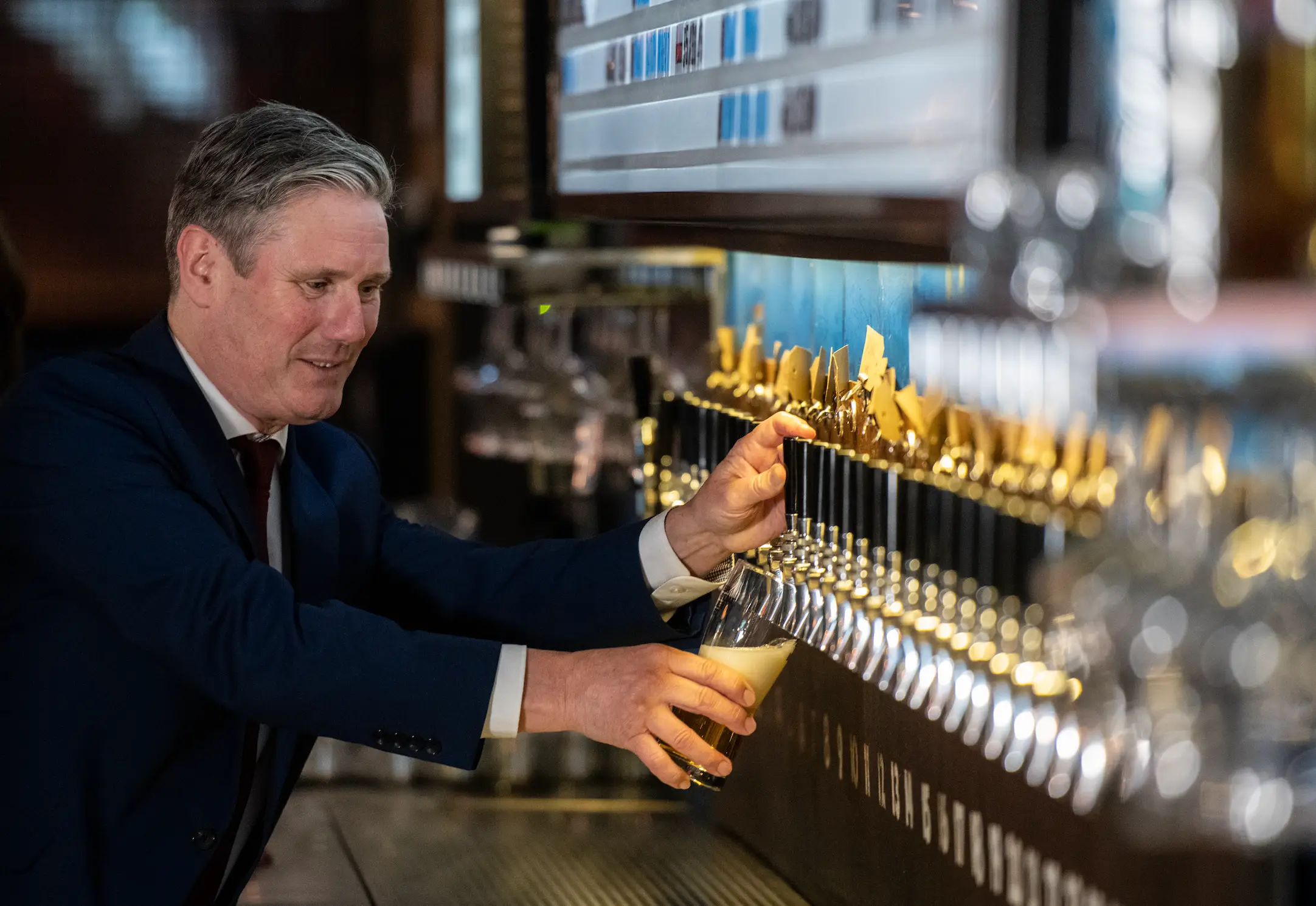 The new PM had previously hinted at a 'proper celebration'. (Chris J Ratcliffe/Getty Images)