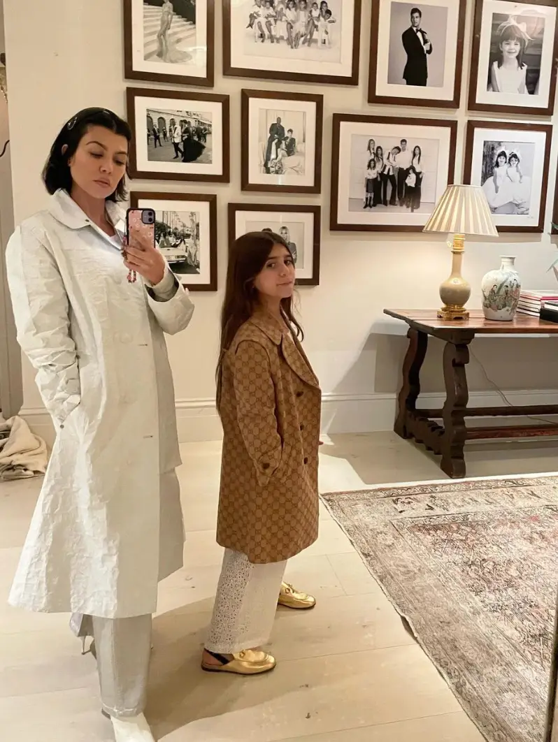 Kourtney spoke about their close relationship in a recent podcast.