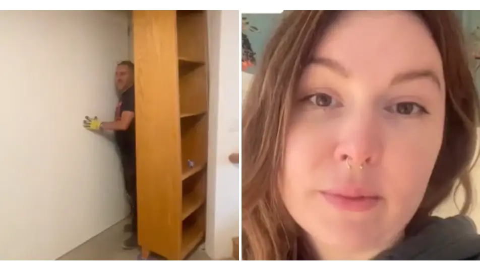 TikTokers all have the eerie question for woman who discovered a 'hidden room' inside her home