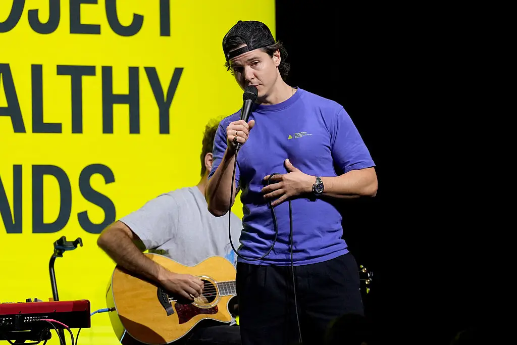 Lukas Graham said 'we should all speak out about war' (Ilya S. Savenok/Getty Images for Project Healthy Minds)