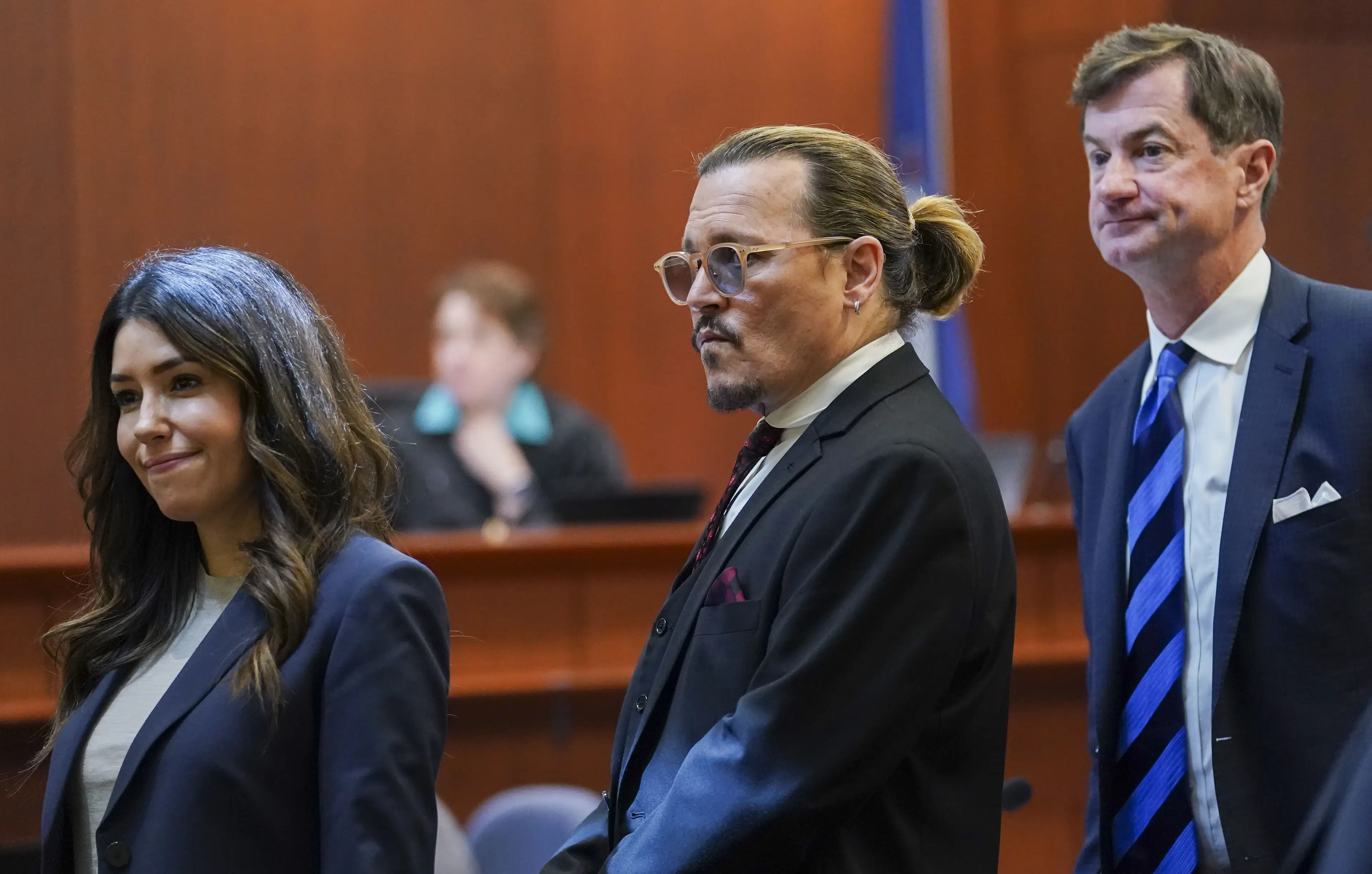 The move comes after weeks of Depp refusing to look Heard in the eye during the trial.