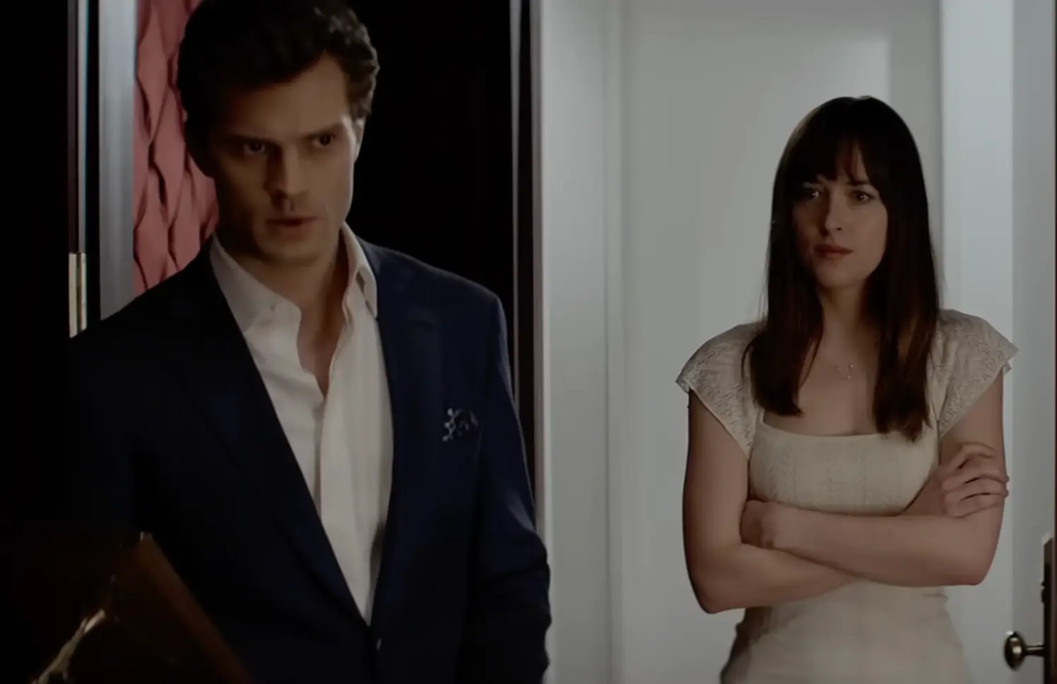 The actress revealed she chose not to shave for the first Fifty Shades of Grey movie (Universal Pictures)