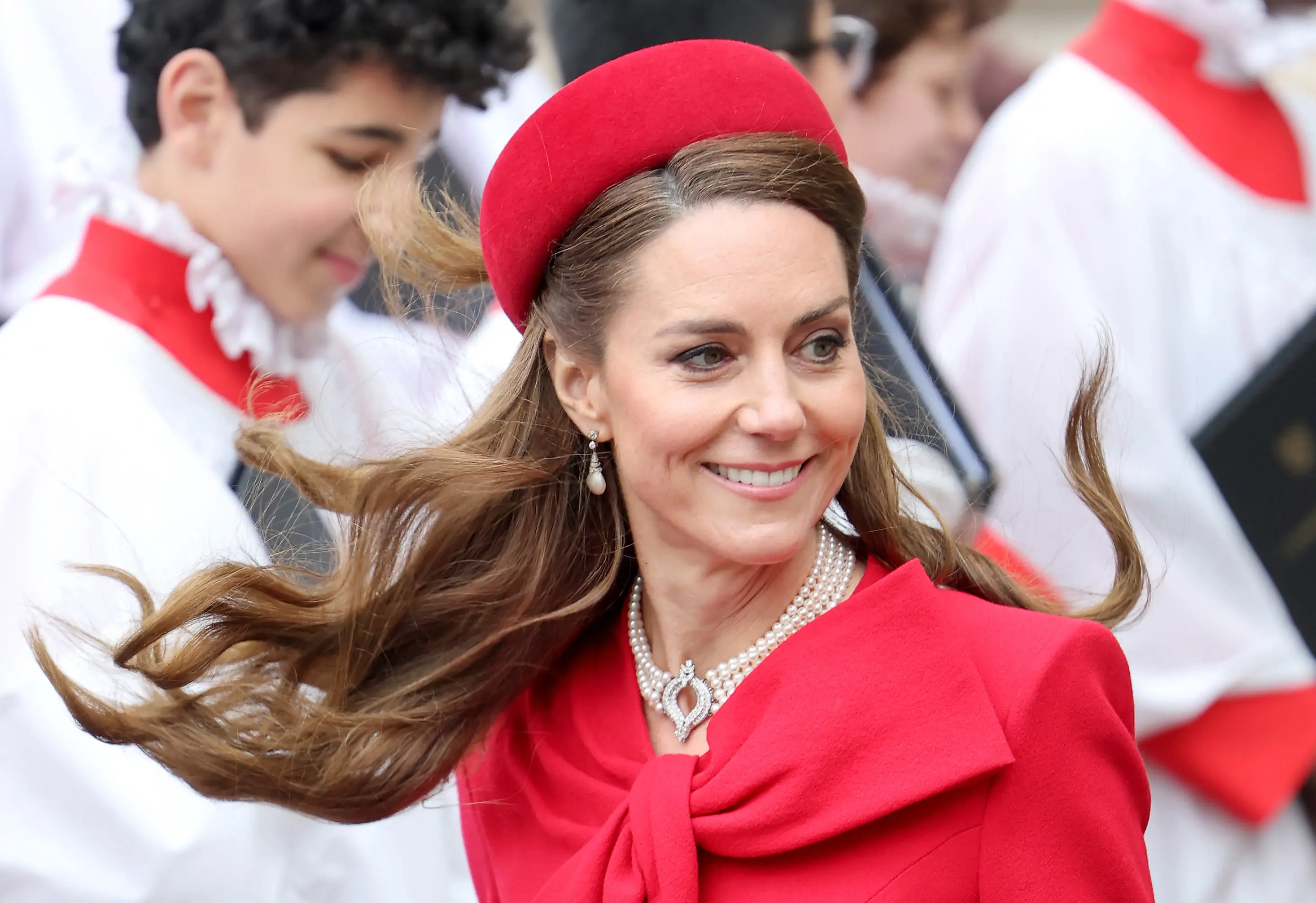 Kate Middleton's appearance at the Commonwealth Service followed an absence last year (Chris Jackson/Getty Images)