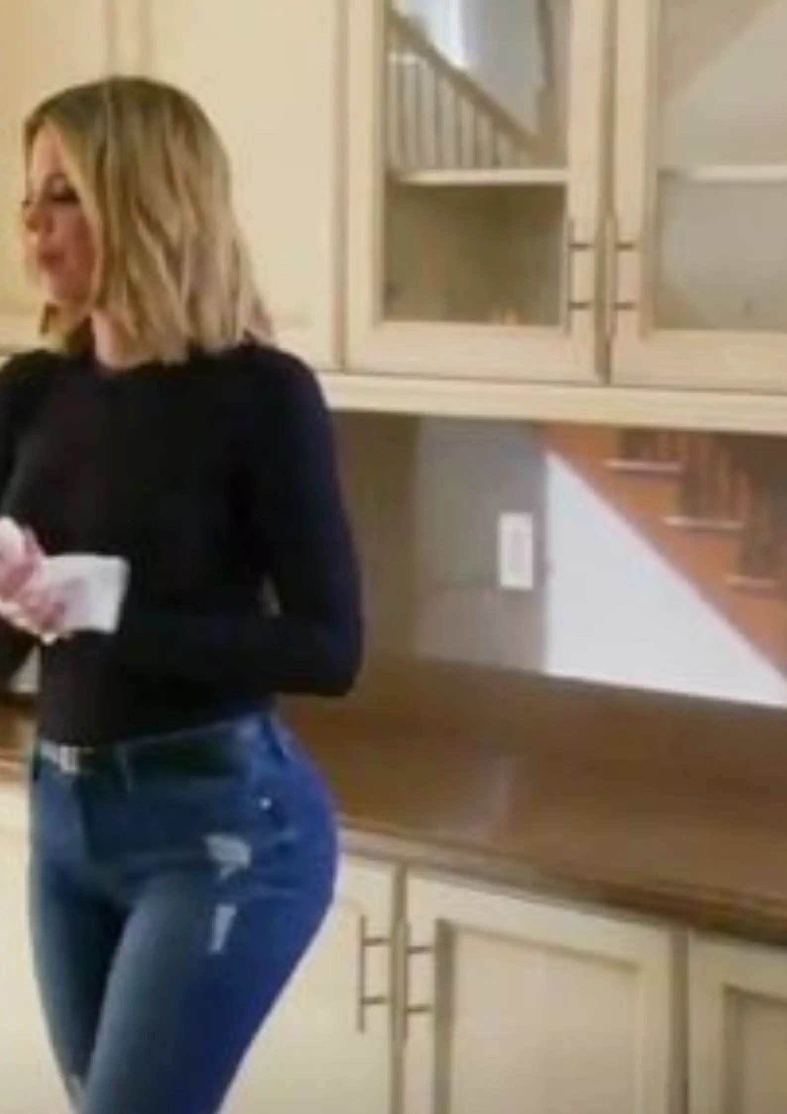 Khloe's kitchen is a bit of a mind-boggle. (