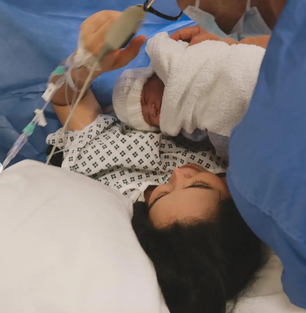 Marnie welcomed baby Oax last week.