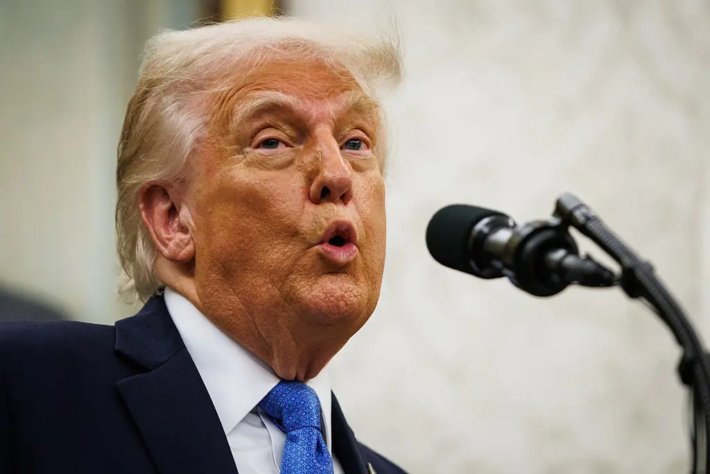 Donald Trump has left people seriously baffled with his latest statements on Joe Biden's cancer diagnosis (Samuel Corum/Bloomberg via Getty Images)