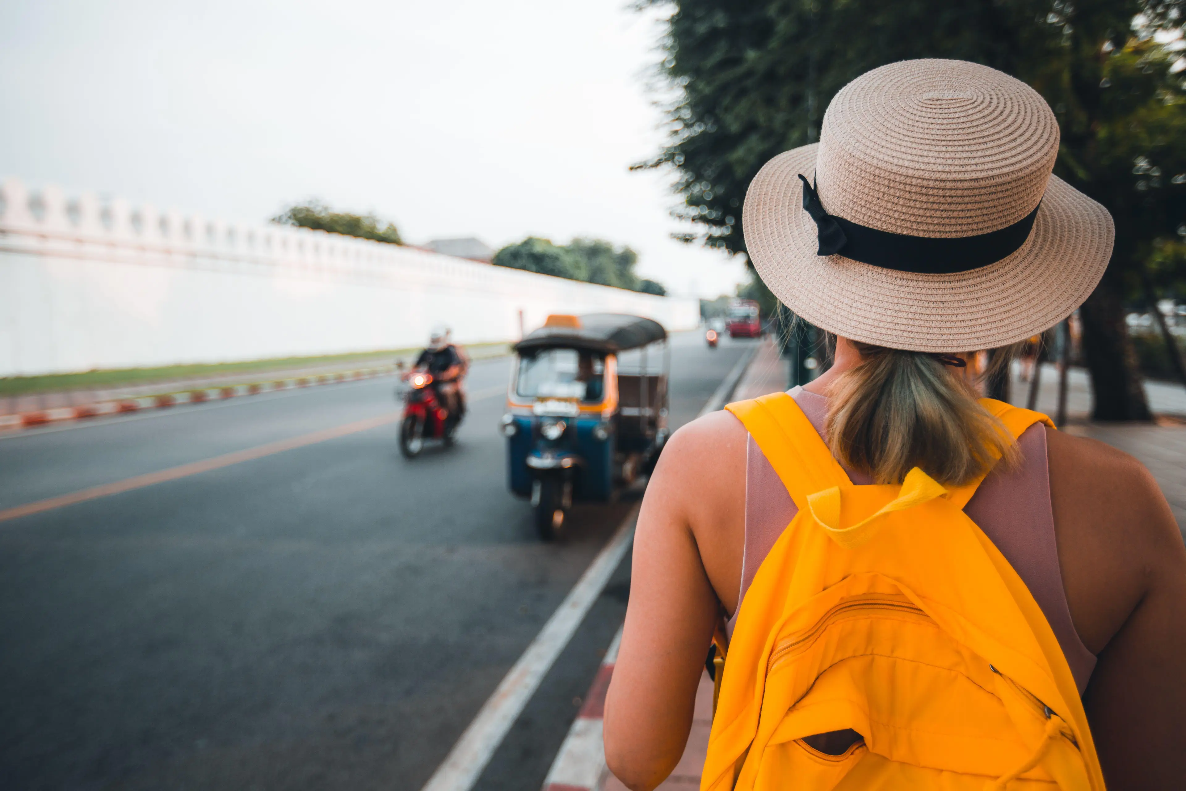 Her daughter is travelling around Asia.