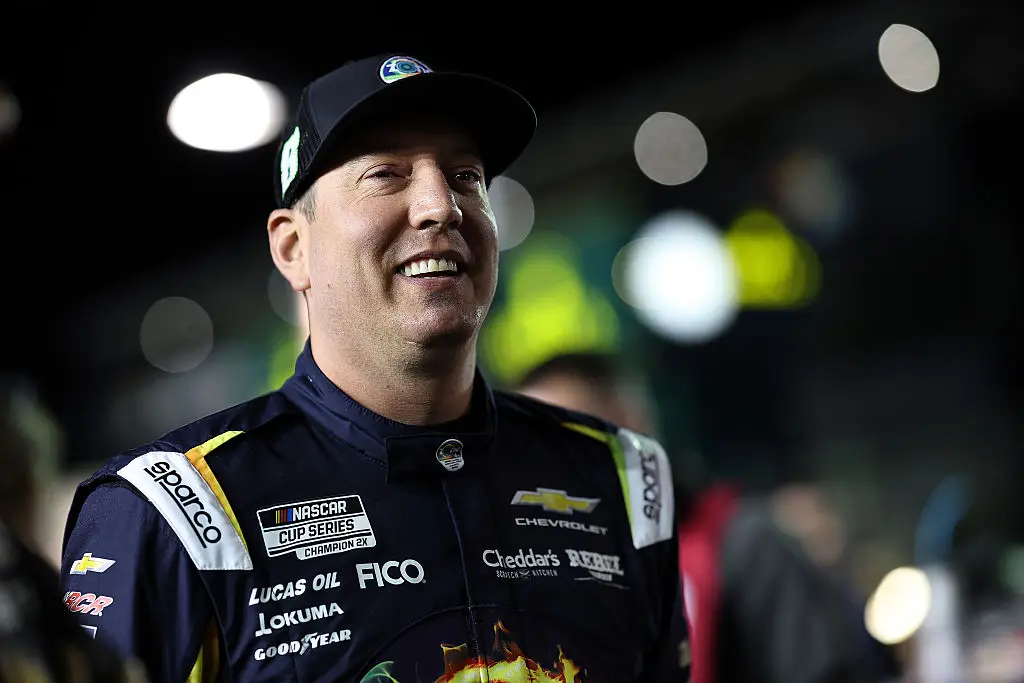 NASCAR star Kyle Busch has died aged 41 following a 'severe illness' which resulted in hospitalisation (James Gilbert / Stringer / Getty Images)
