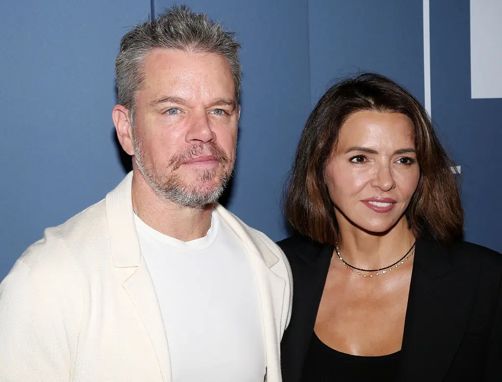Matt Damon met his wife Lucy back in 2003 at a bar where she worked while he was filming in Miami (Photo by Bruce Glikas/WireImage)