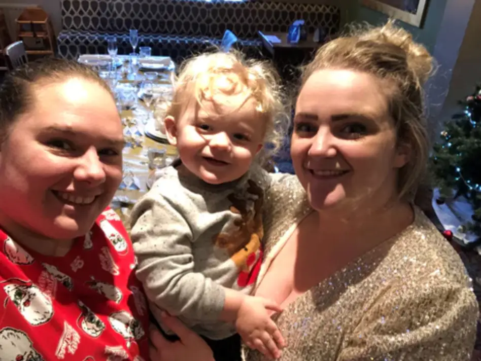 Lauren and Hayley have since set up a fundraiser in their son's name. (Brain Tumour Research)