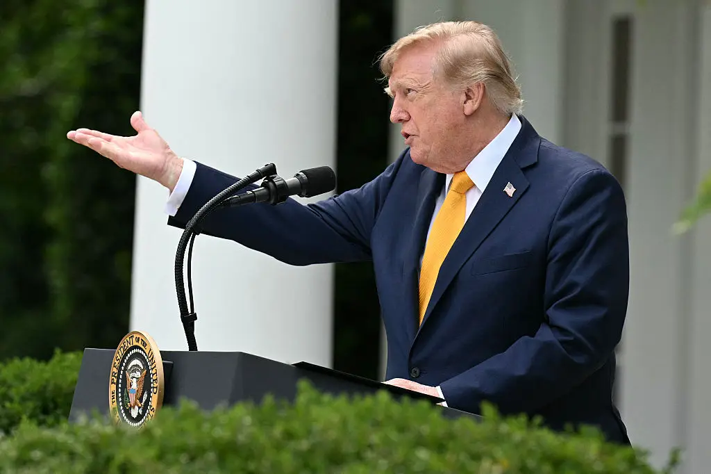 Trump made the remarks during a 'back to school' event at the White House (JIM WATSON/Getty Images)