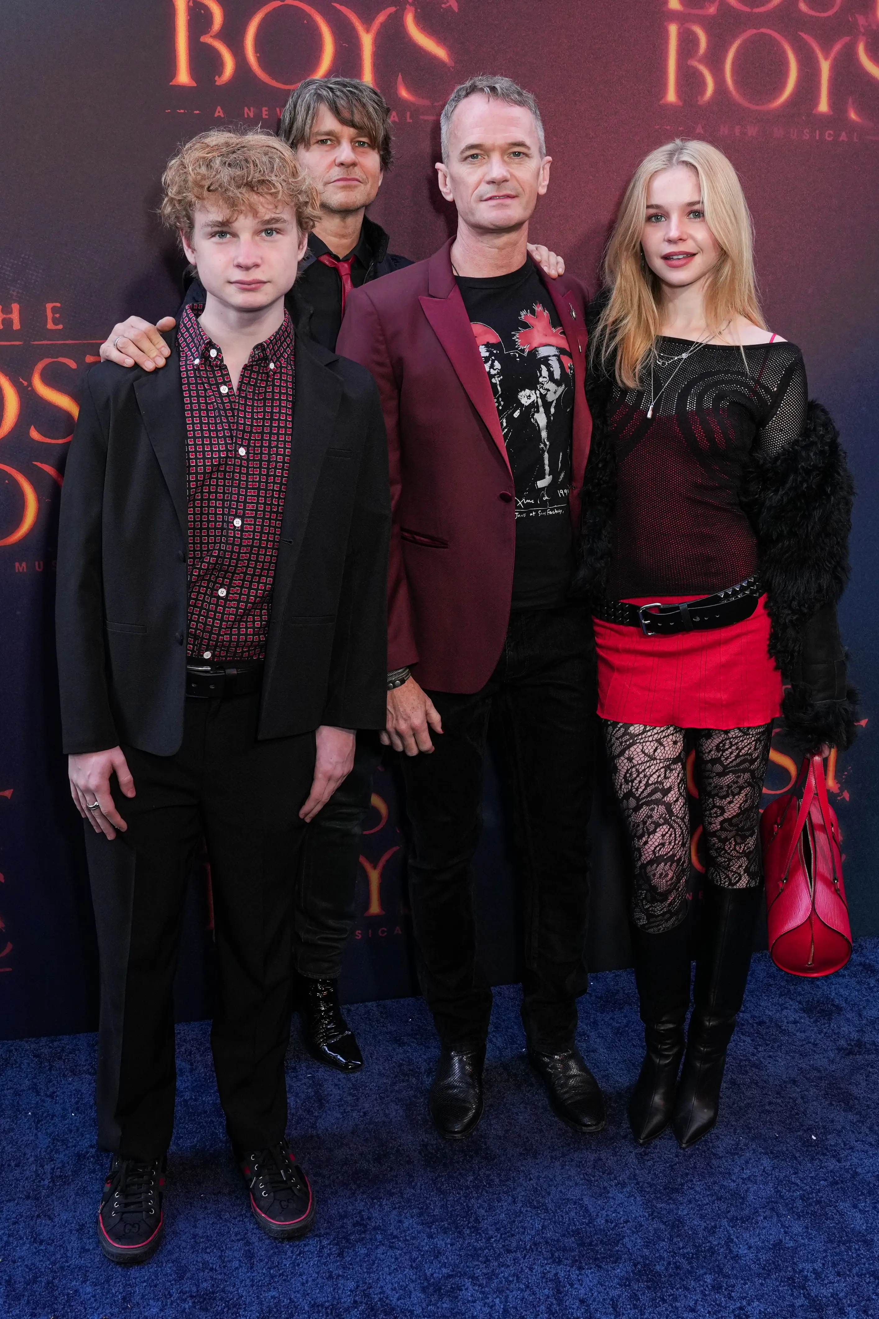 The happy family attended the premiere of The Lost Boys on Broadway (John Nacion/FilmMagic)