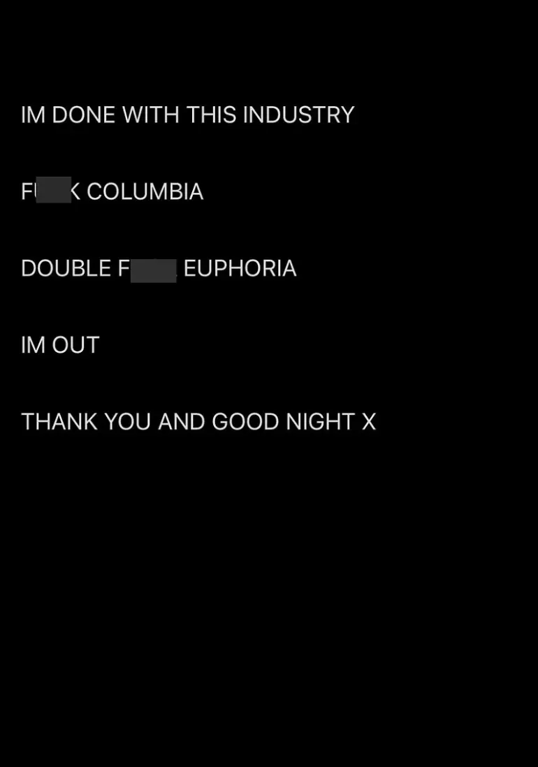 Labrinth took to social media to call out the 'industry' (Instagram/@labrinth)