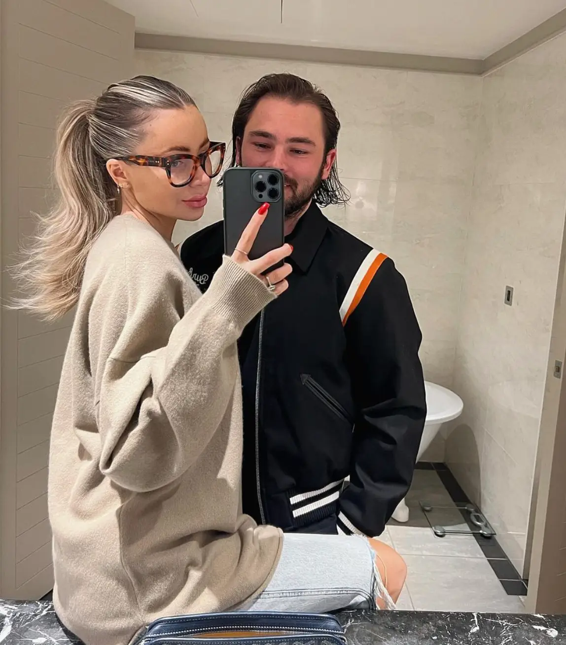 The couple got engaged in 2019.