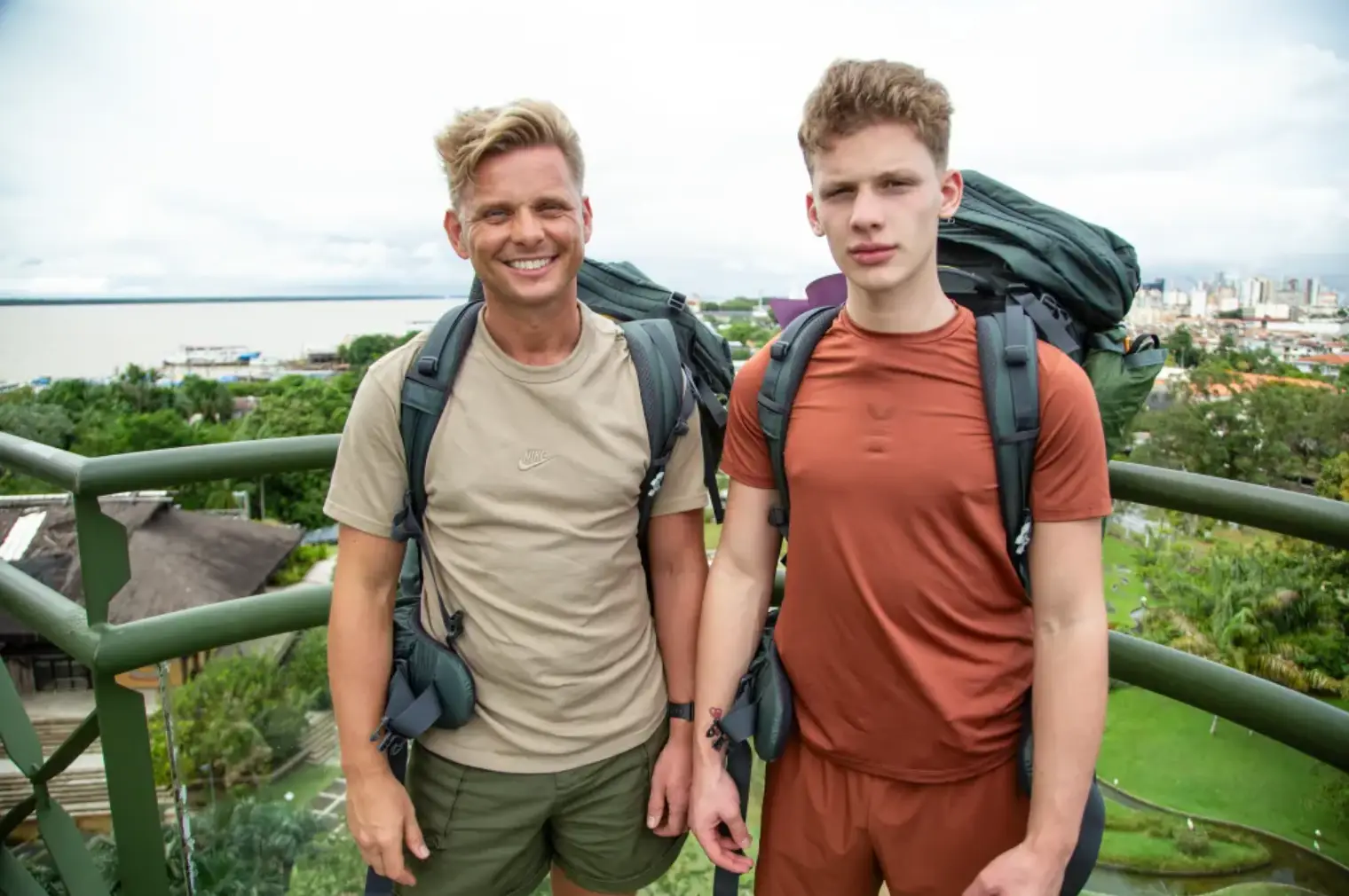 The pair appeared together on Celebrity Race Across The World (BBC)