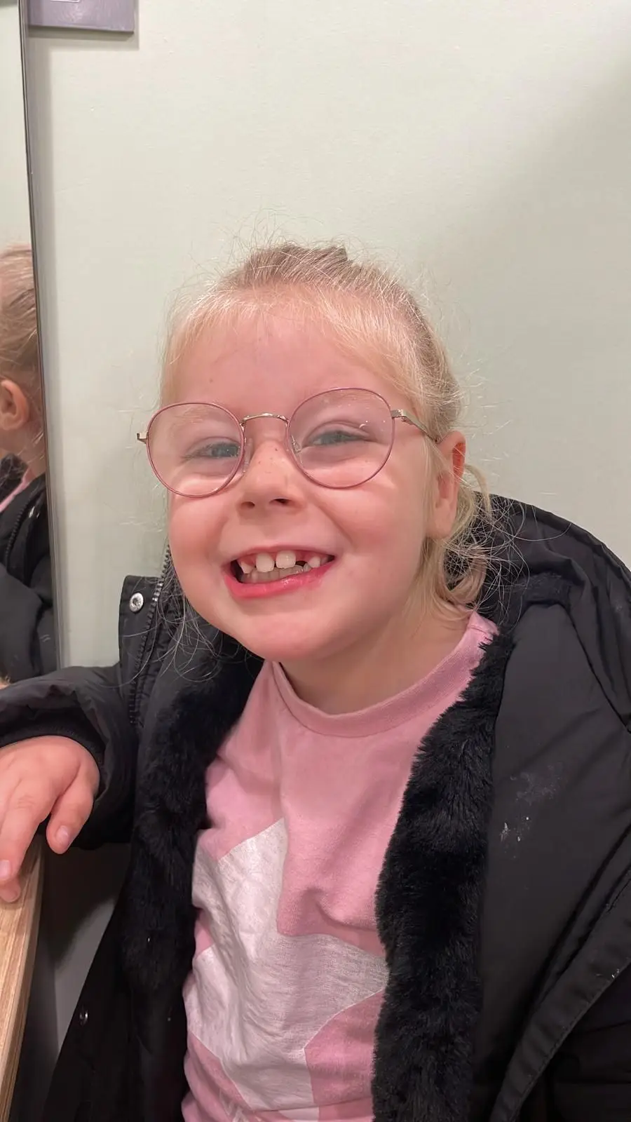 Millie wasn't feeling great, so she had to go for tests at the hospital.