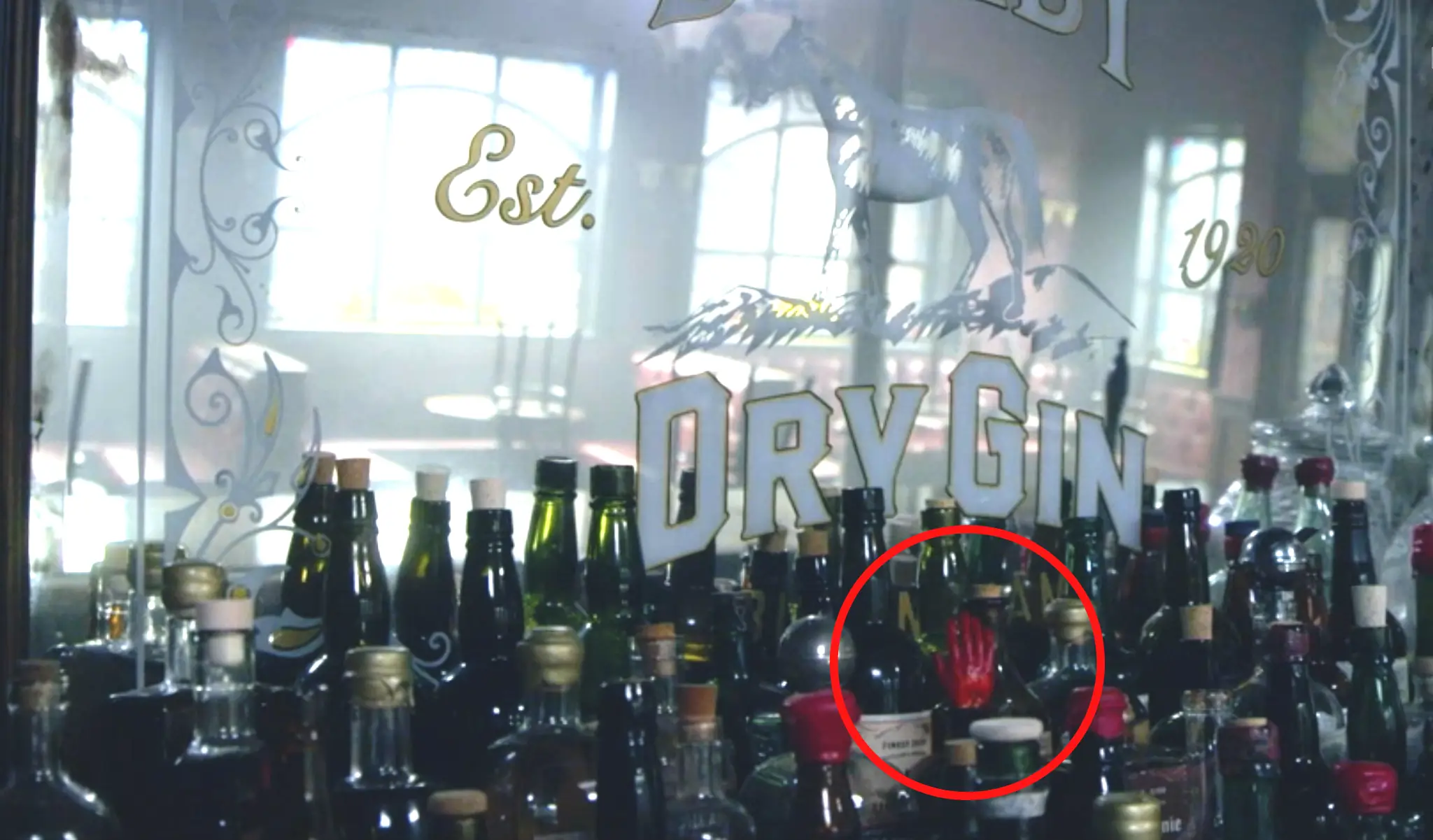 Did you spot the red hand? (