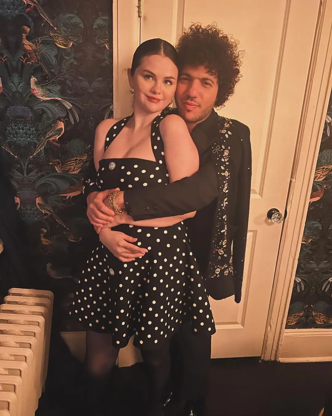 She shared a series of snaps to Instagram congratulating Benny. (Instagram/@selenagomez)