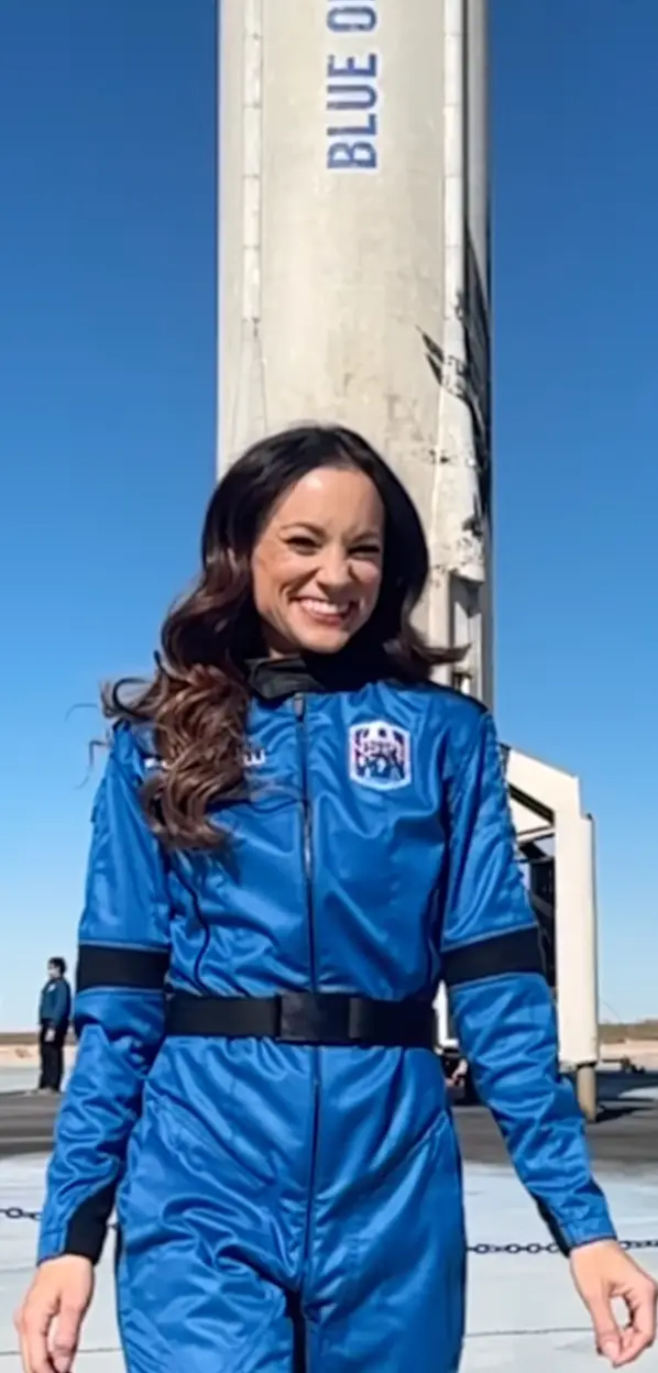 Calandrelli compared seeing Earth from above to becoming a mother (Instagram/@TheSpaceGal)