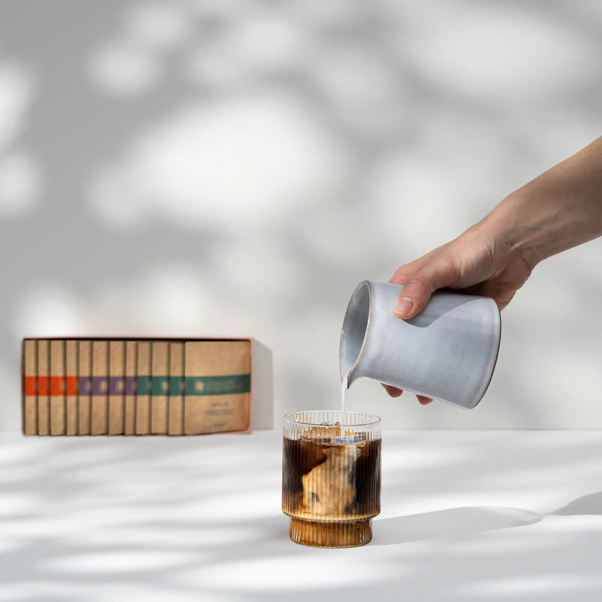 The mood-boosting coffee has a number of interesting ingredients.