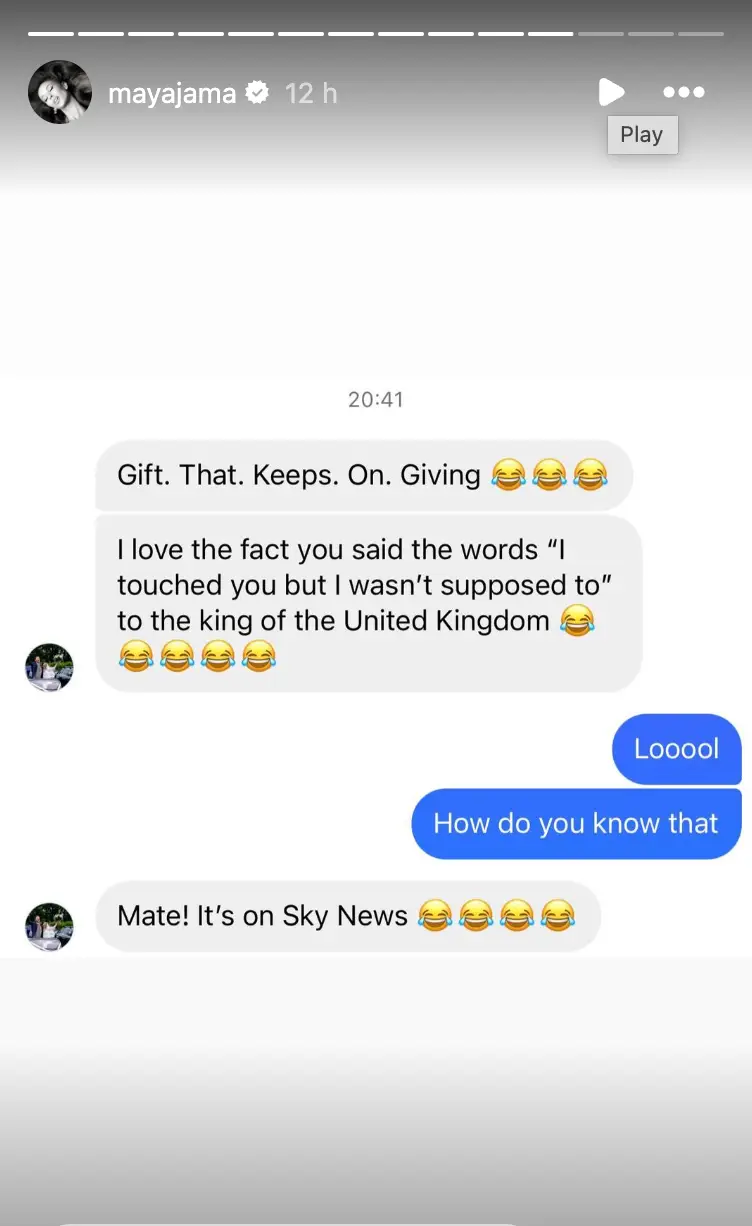 Oops. (Instagram/@mayajama)