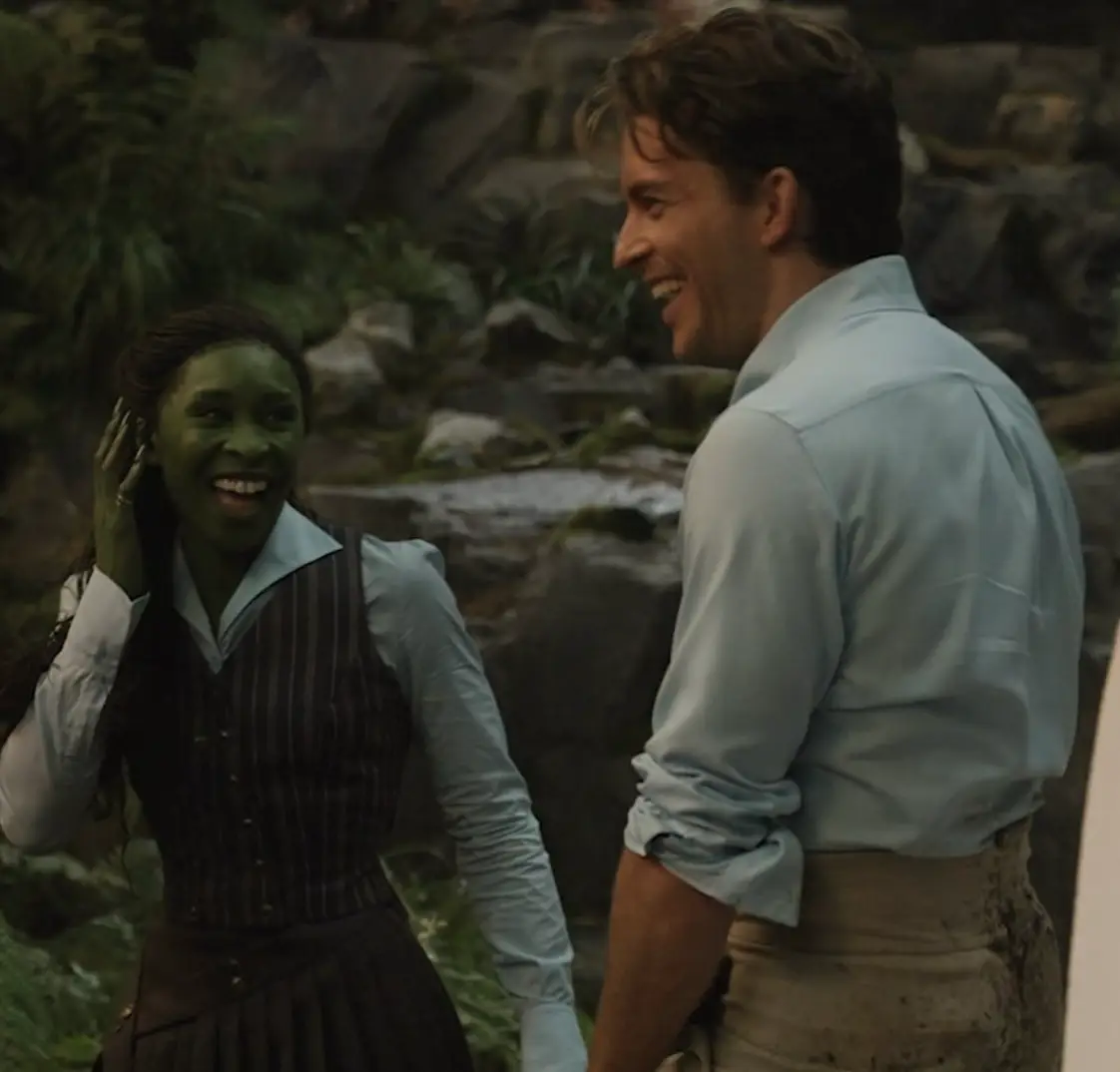 Cynthia Erivo and Jonathan Bailey in Wicked (Universal)