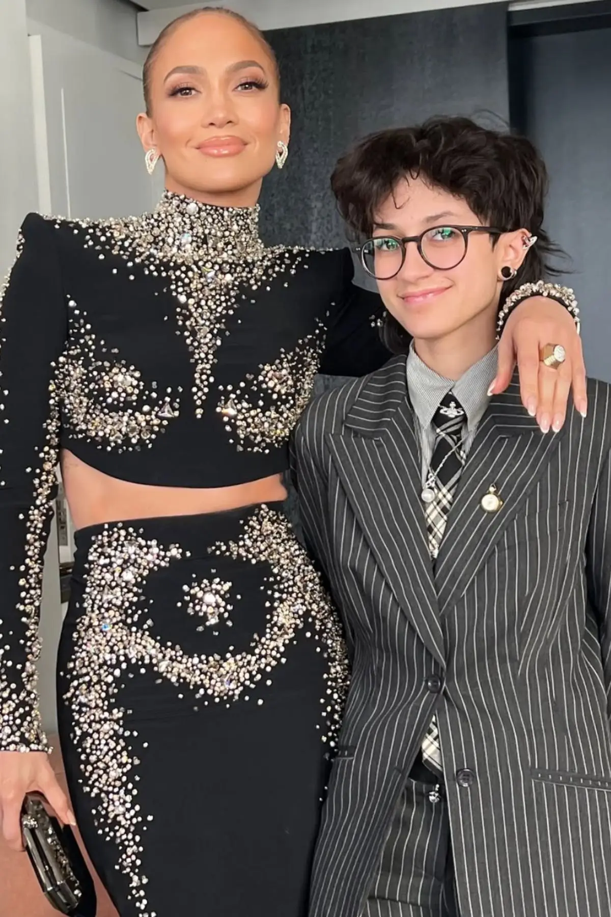 Jennifer Lopez and her teenage child Emme Muñiz attended the Othello premiere together (Instagram/jlo)