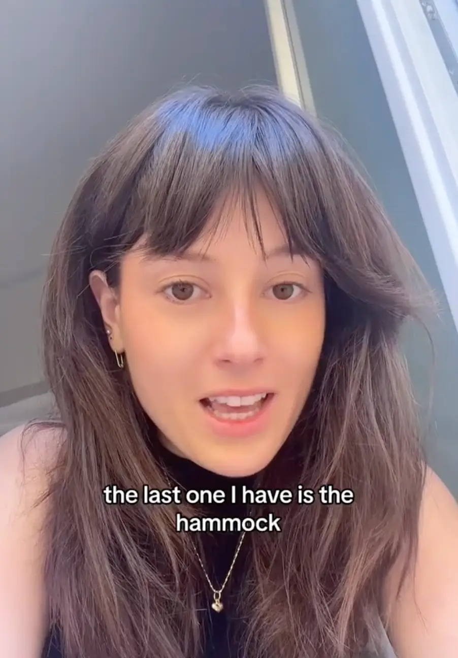 The hammock sounds like a bit of a last resort, really.